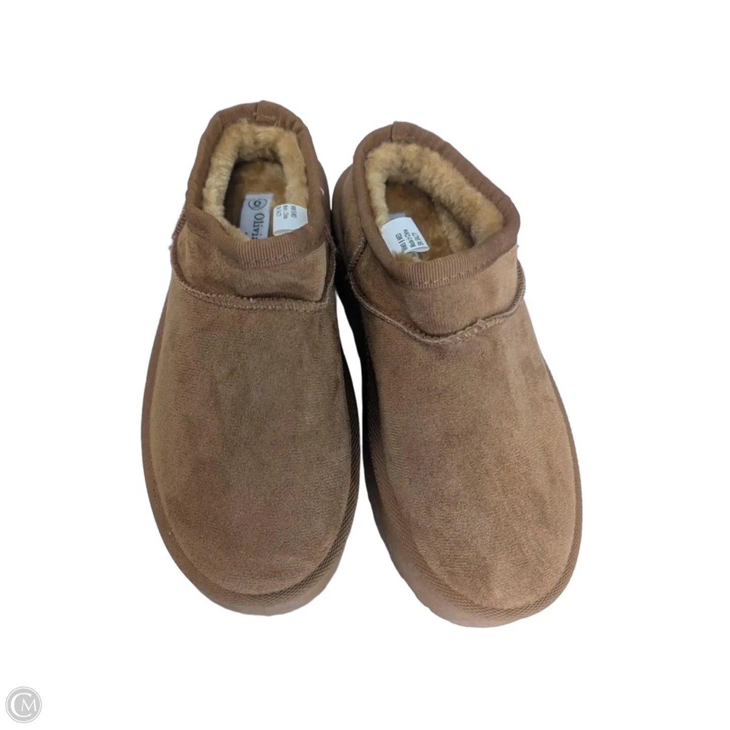 Boots Ankle Flats By Clothes Mentor In Brown, Size: 6
