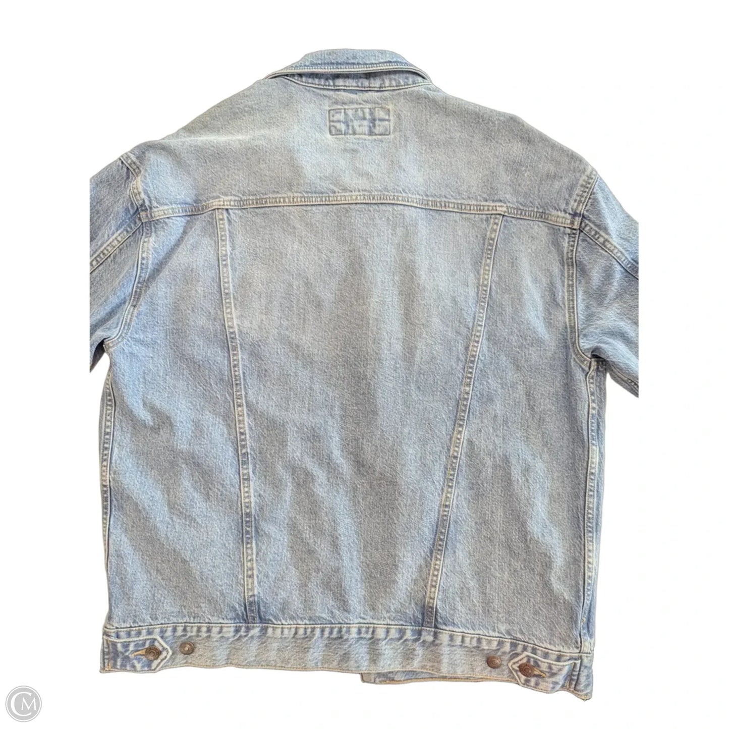 Jacket Denim By Loft In Blue Denim, Size: M
