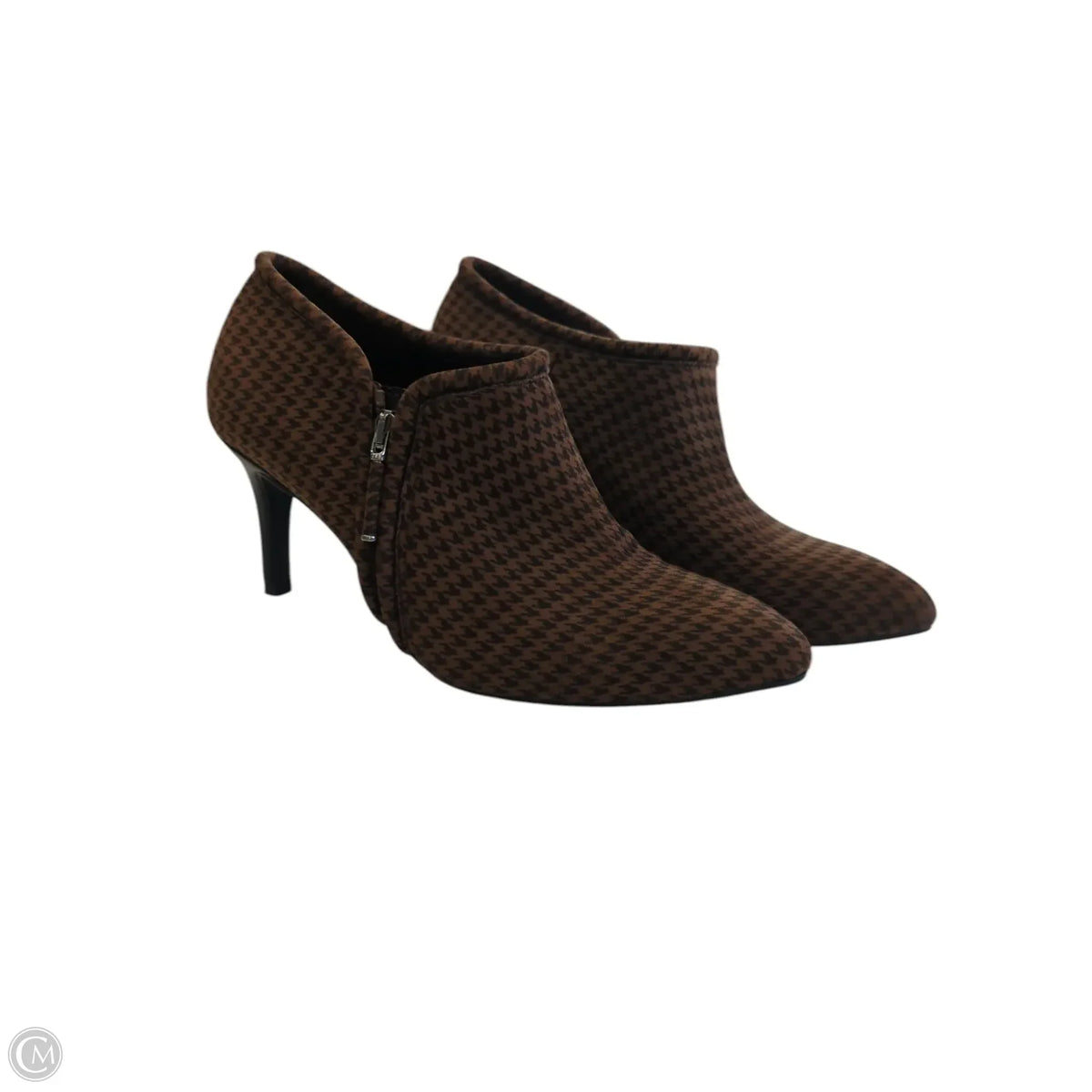 Boots Ankle Heels By Impo In Geometric Pattern, Size: 8