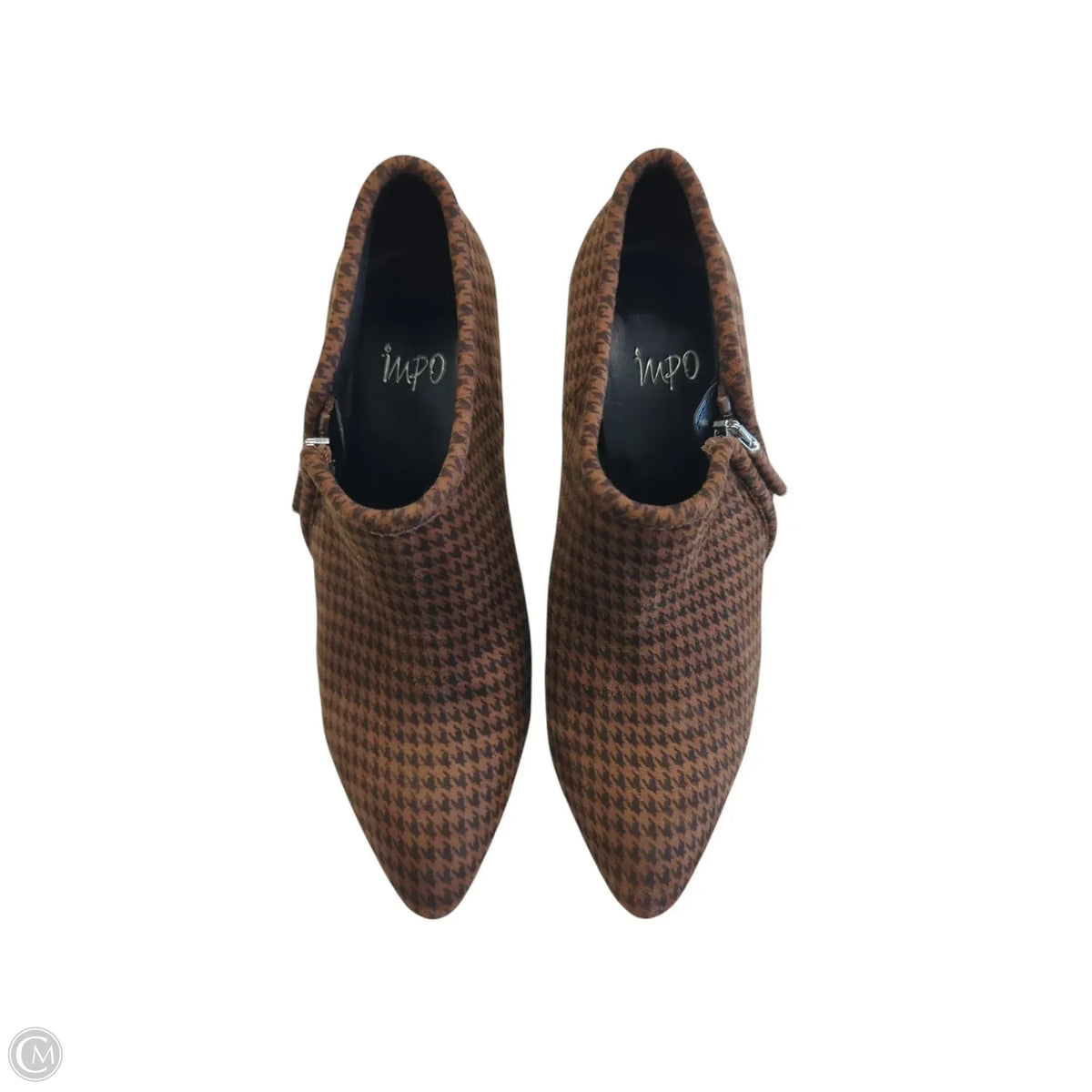 Boots Ankle Heels By Impo In Geometric Pattern, Size: 8