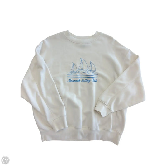 Sweatshirt Crewneck By Wild Fable In Nautical Print, Size: S