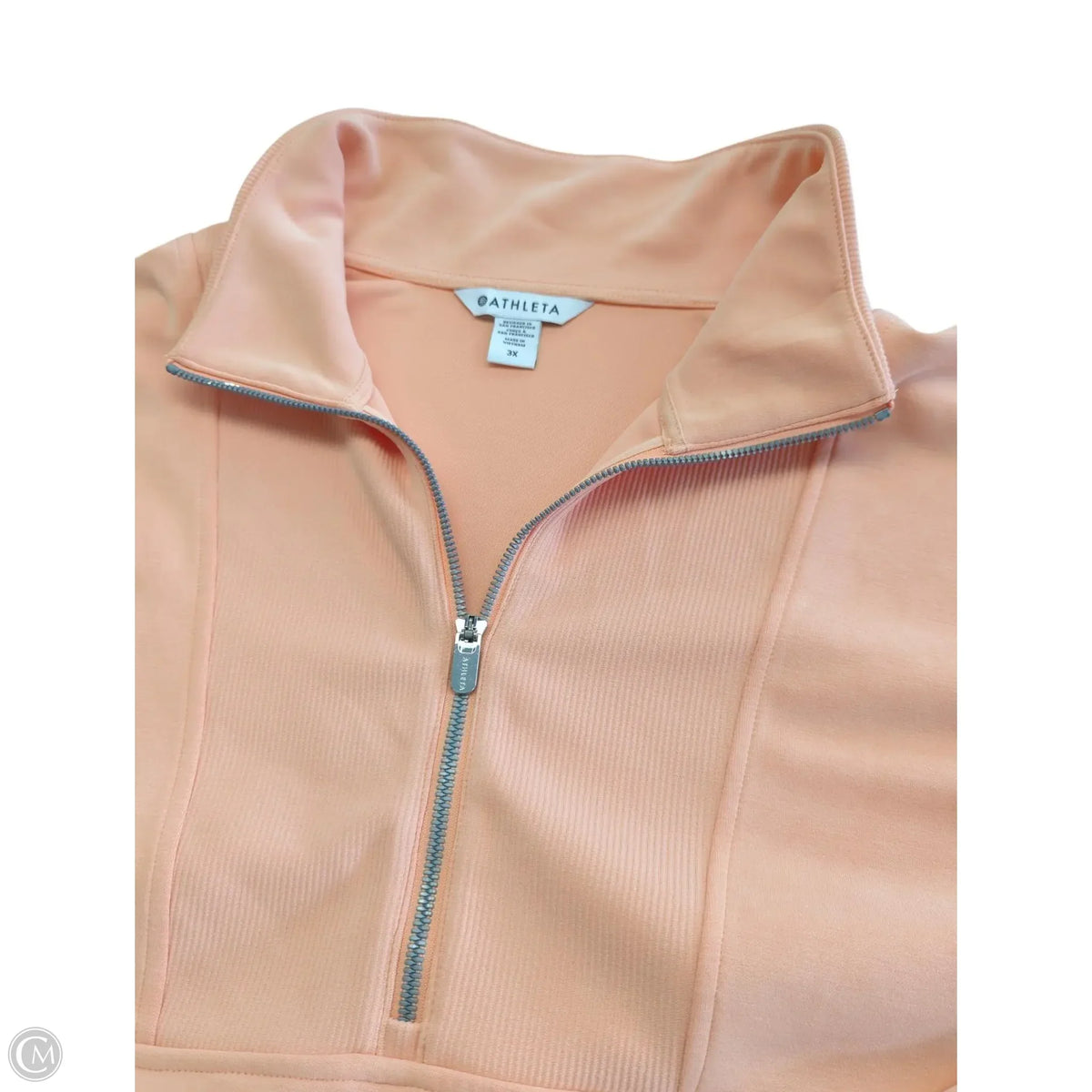 Athletic Jacket By Athleta In Orange, Size: 3x