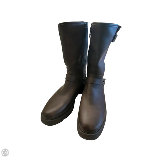 Boots Mid-calf Flats By Dr Scholls In Brown, Size: 10