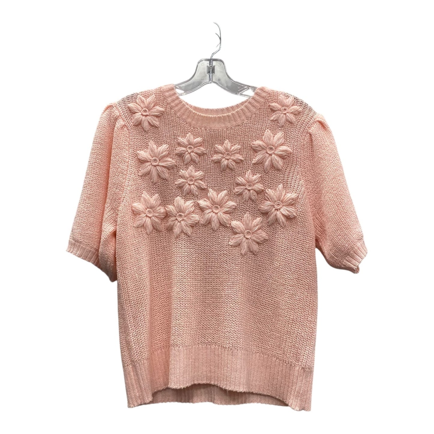 Sweater Ss By Liz Claiborne In Pink, Size:L