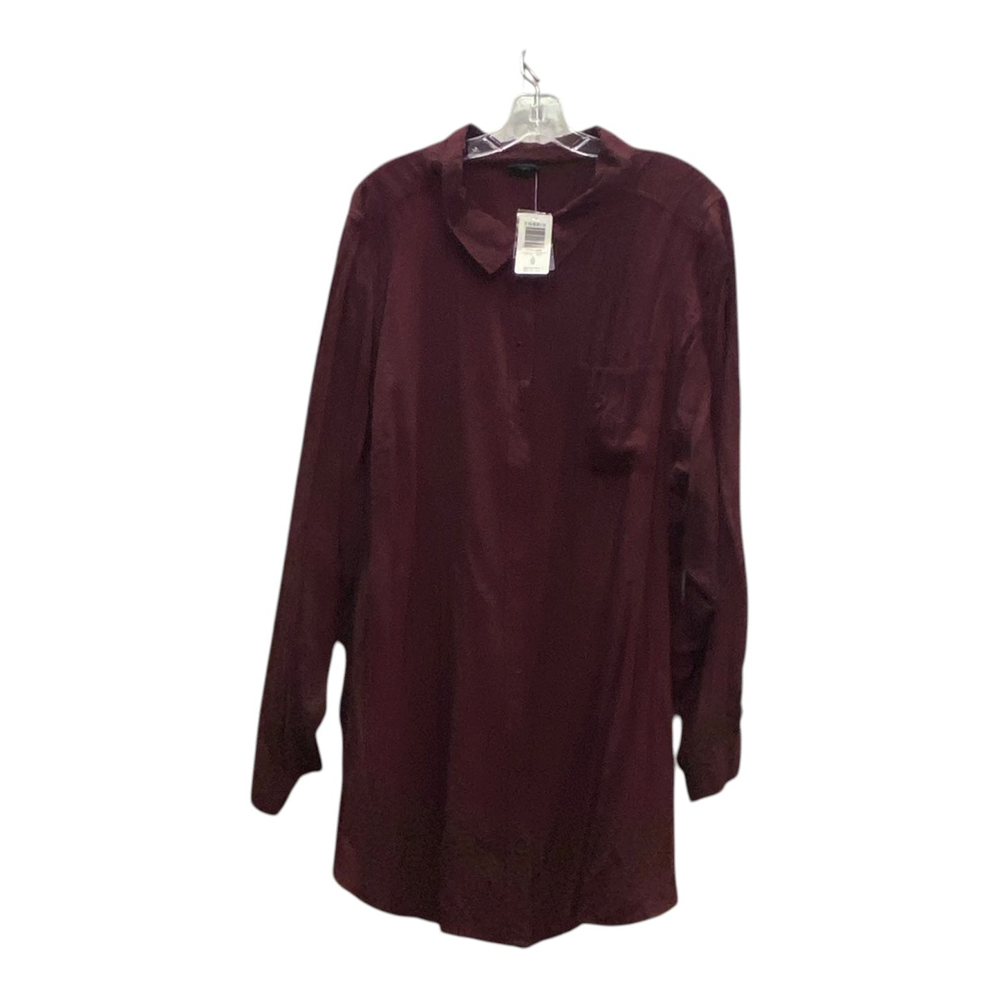 Blouse Ls By Torrid In Purple, Size:5