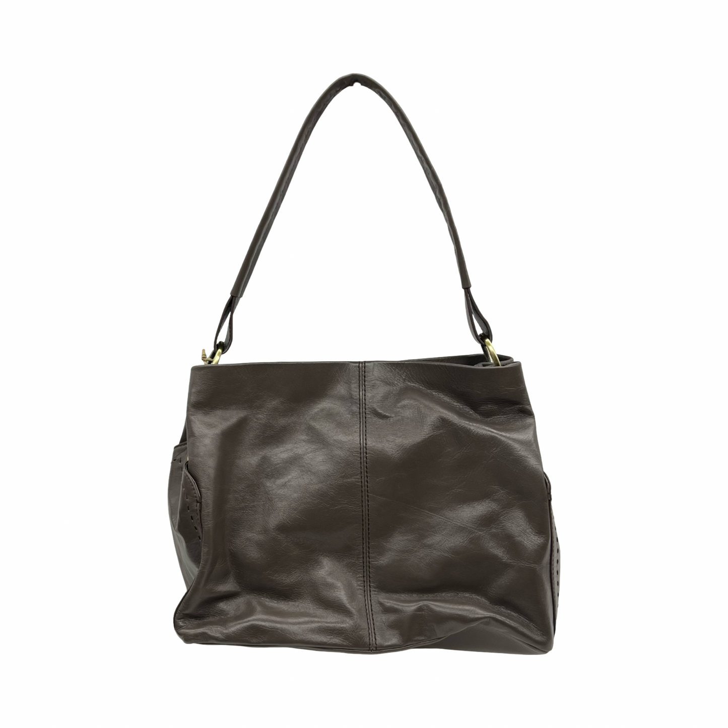 Handbag Leather By Hobo Intl In Brown, Size:Medium