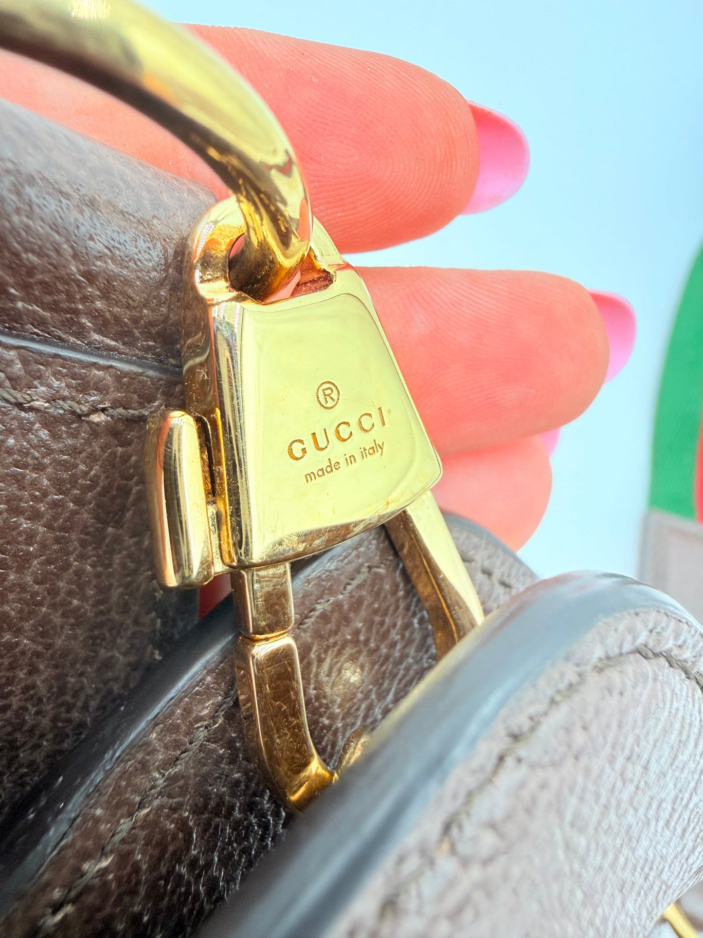 Crossbody Luxury Designer By Gucci In Multi, Size:Small