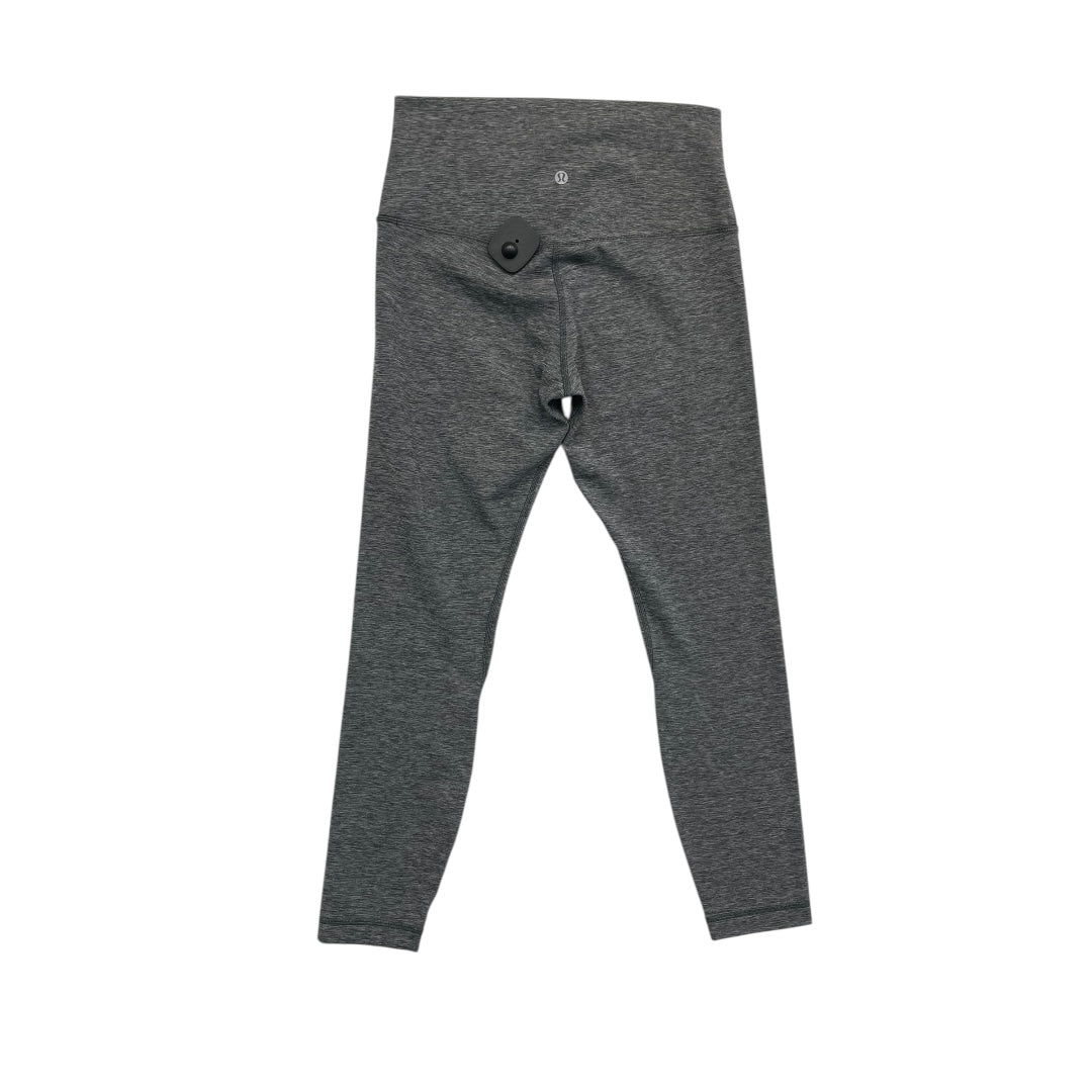 Athletic Leggings By Lululemon In Grey, Size:8