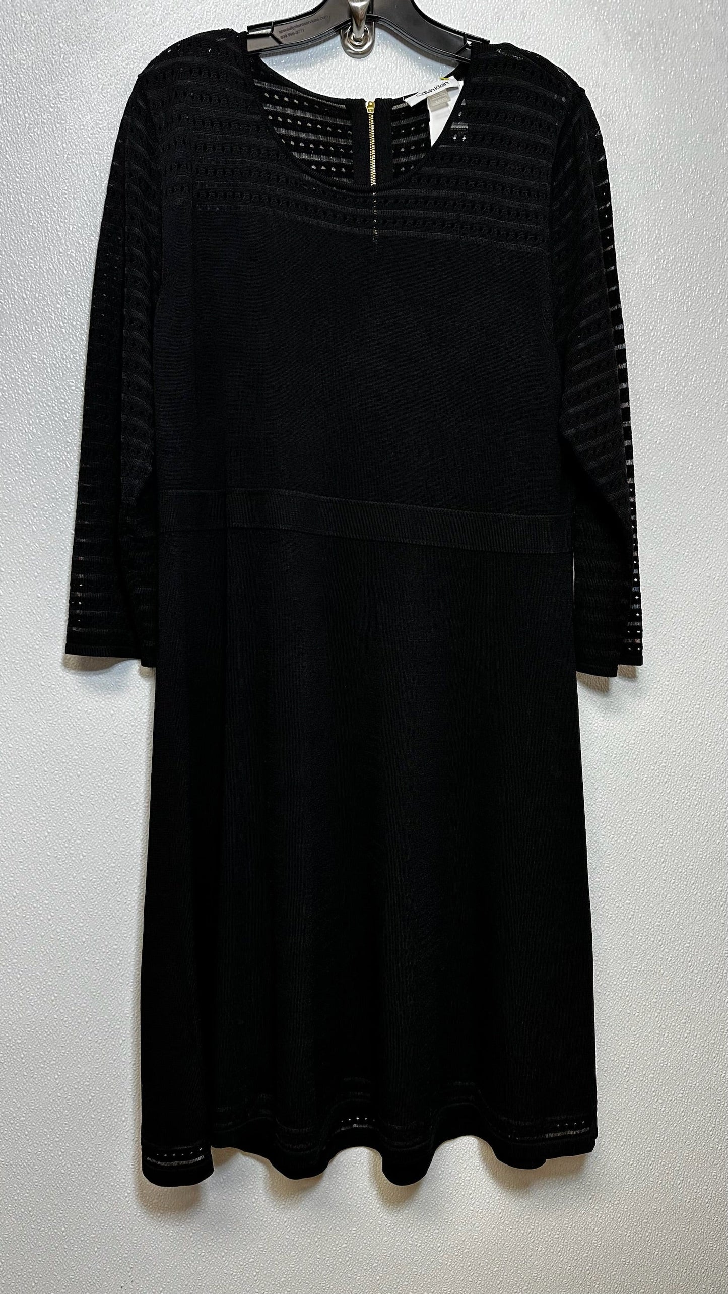 Black Dress Casual Short Calvin Klein, Size Xl