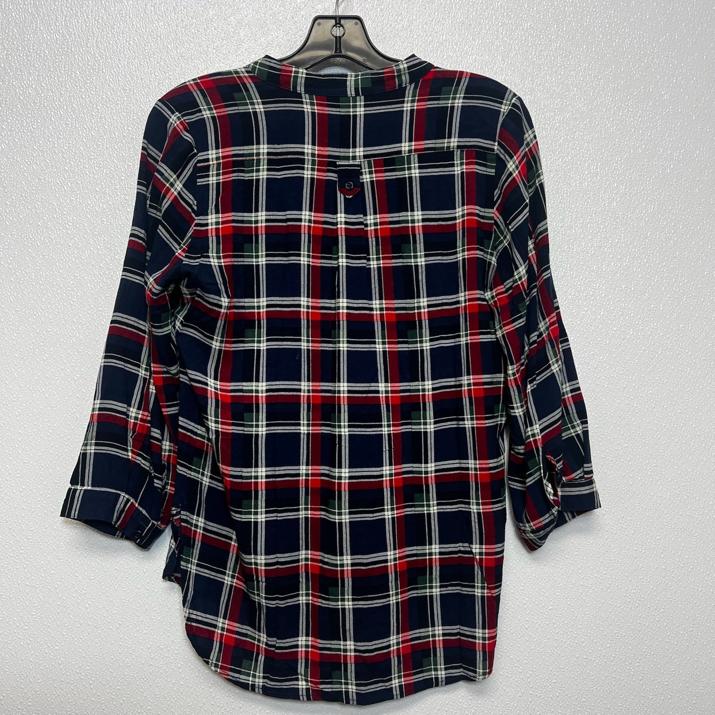 Top Long Sleeve By Market & Spruce In Plaid, Size: S