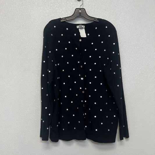 Cardigan By Charter Club In Polkadot, Size: 1x