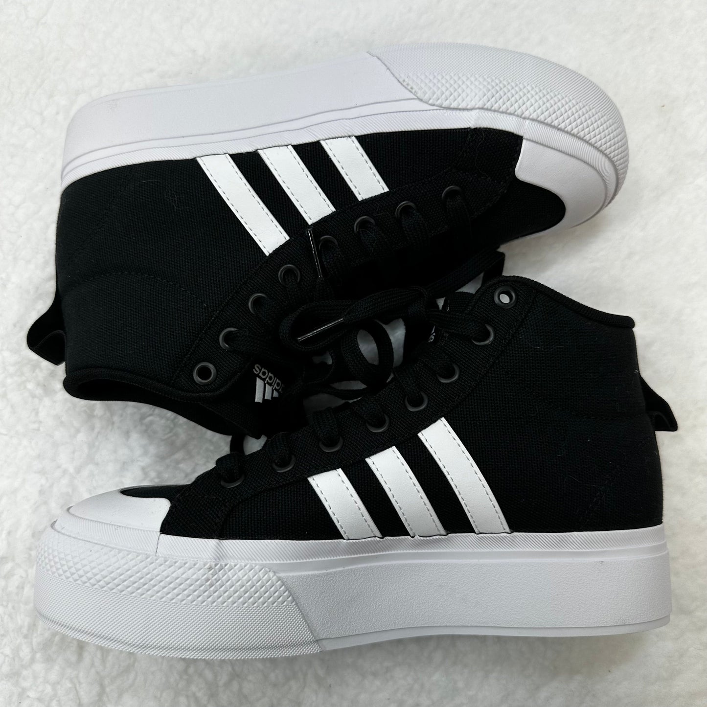 Black Shoes Sneakers Adidas, Size 6.5
