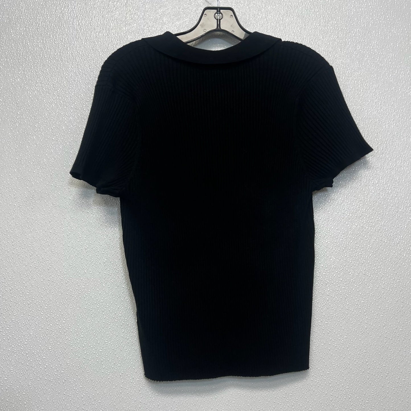 Top Short Sleeve By Calvin Klein In Black, Size: Xl