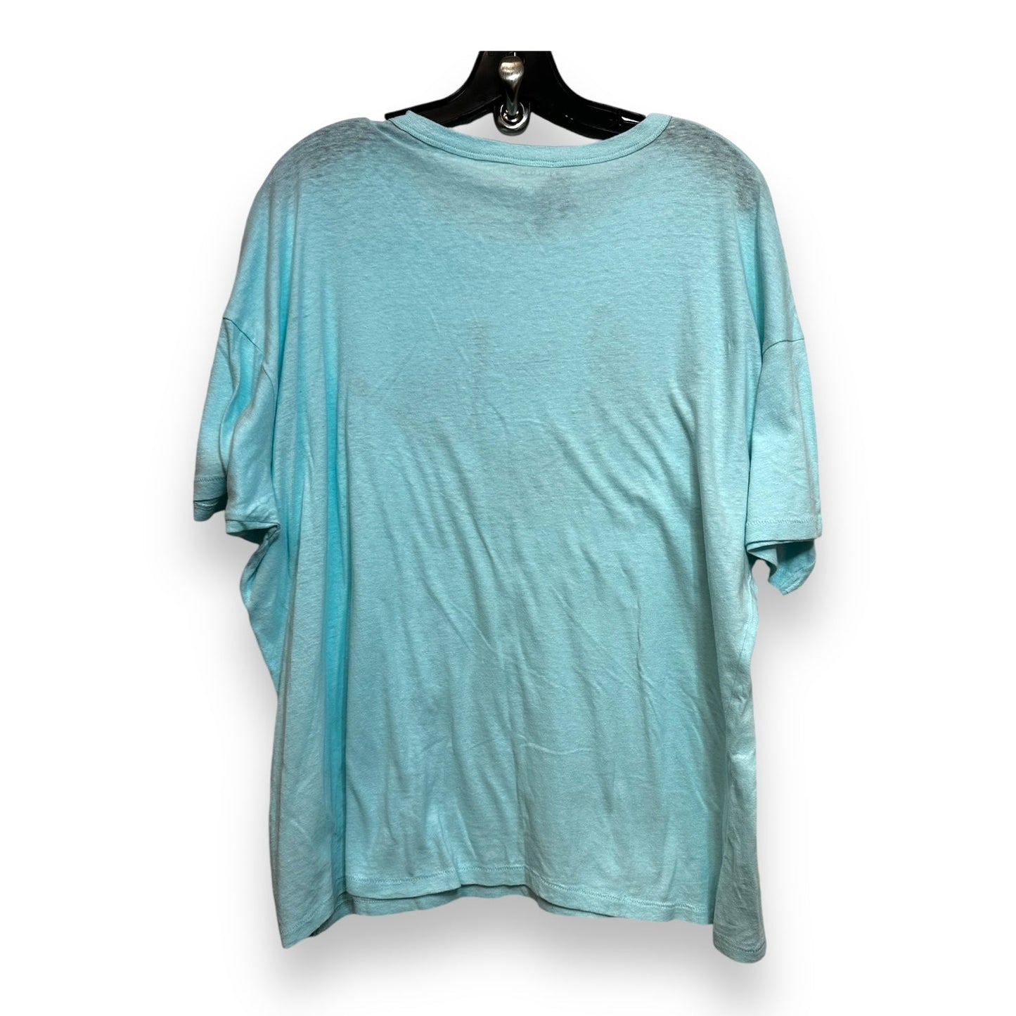 Top Short Sleeve Basic By American Eagle In Blue, Size: L