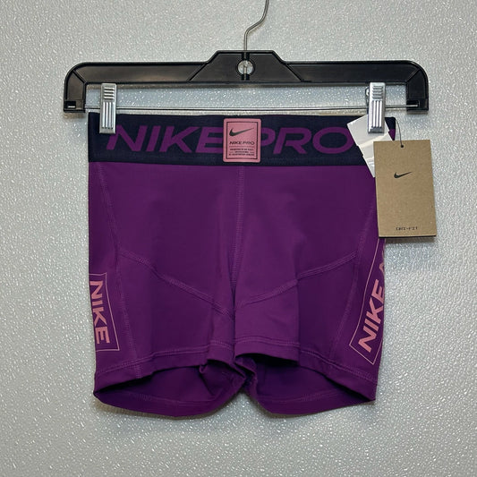 Plum Athletic Shorts Nike Apparel, Size Xs