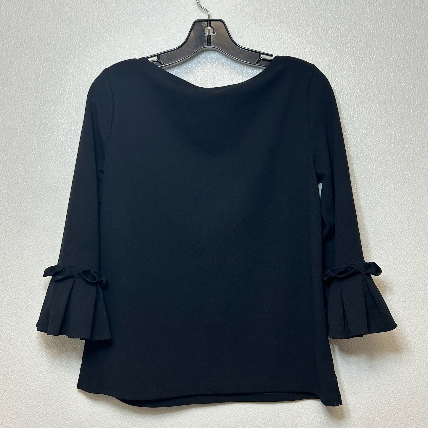 Black Top Long Sleeve Ann Taylor O, Size S