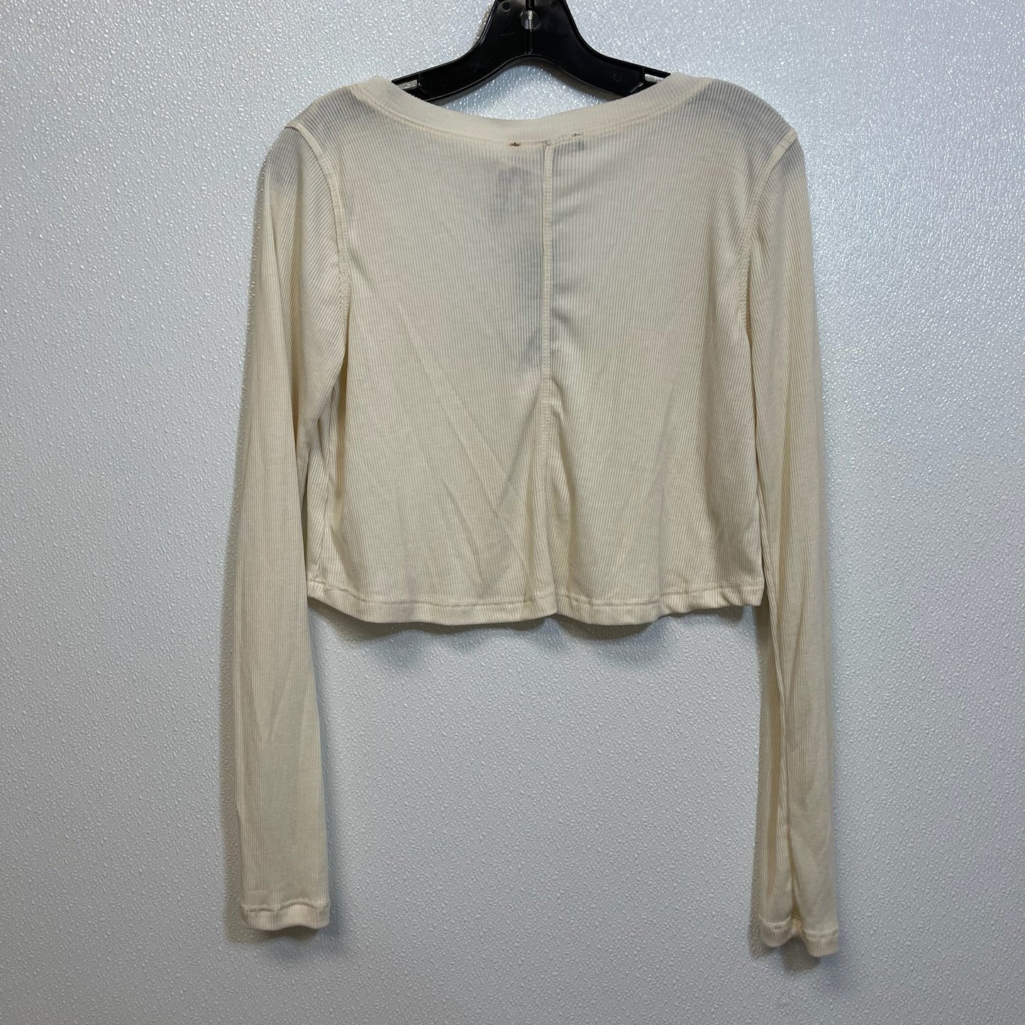 Bone Top Long Sleeve Basic Lulus, Size S