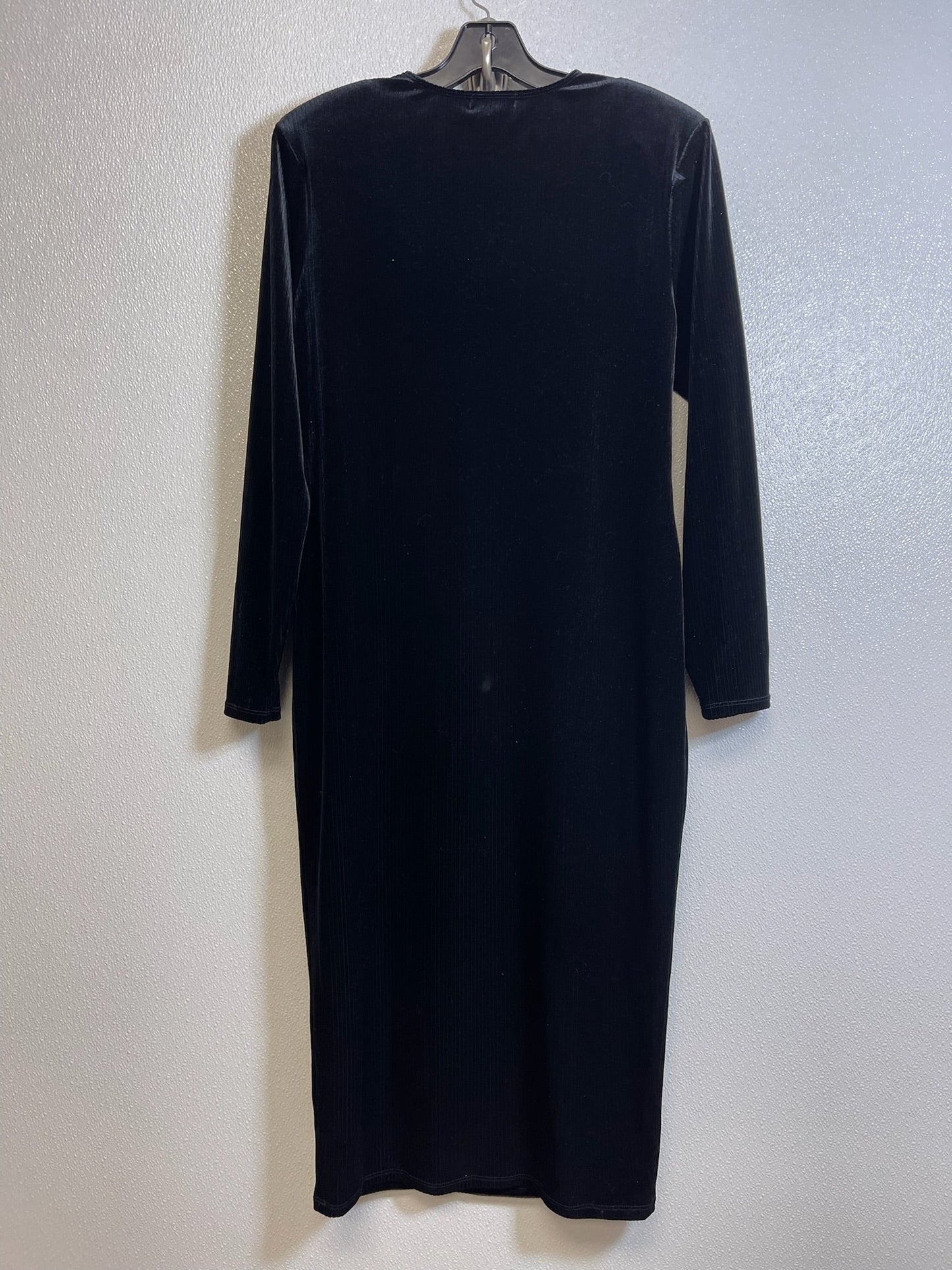 Black Dress Casual Maxi Good American, Size 4