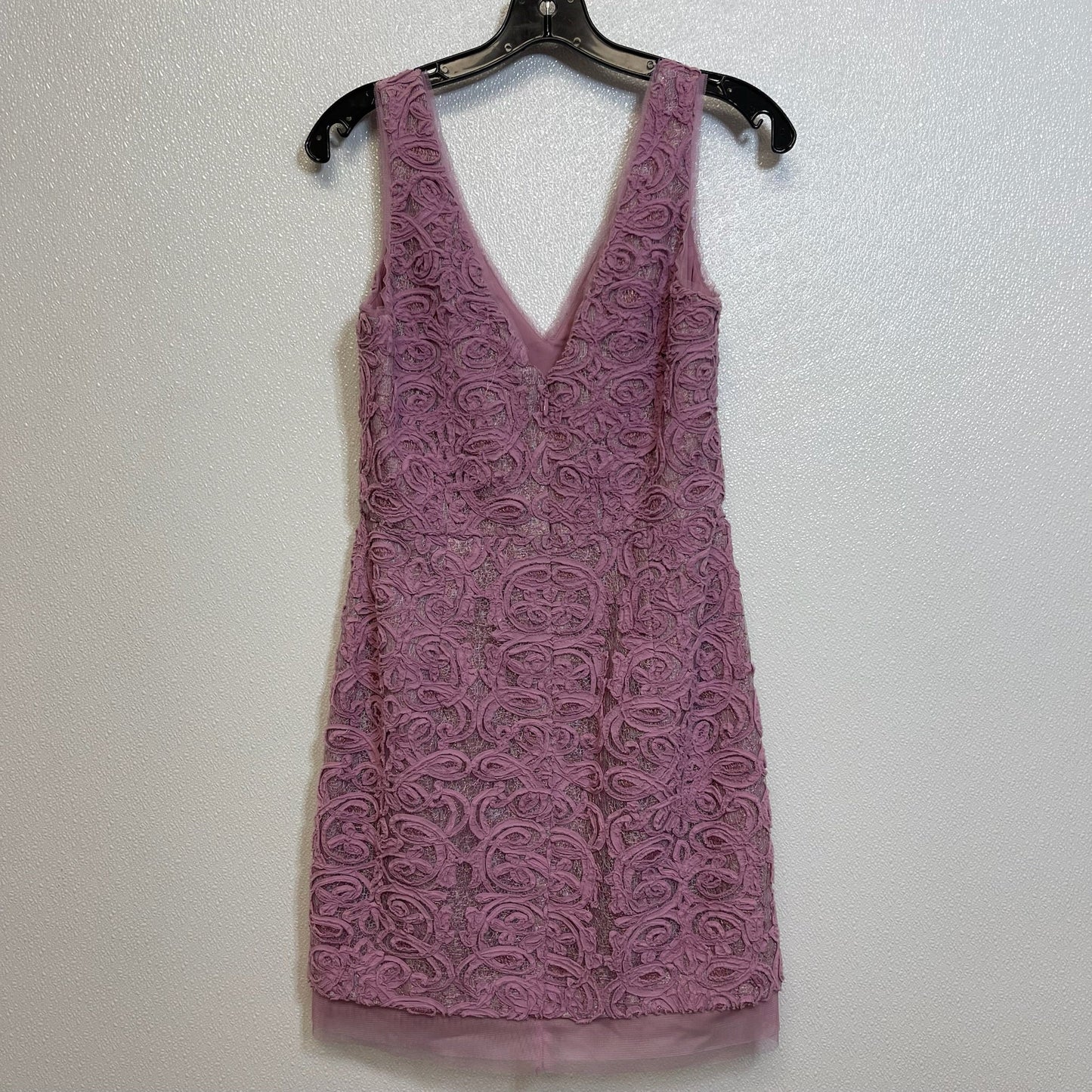 Dress Casual Short By Bcbgmaxazria In Lavender, Size: 8