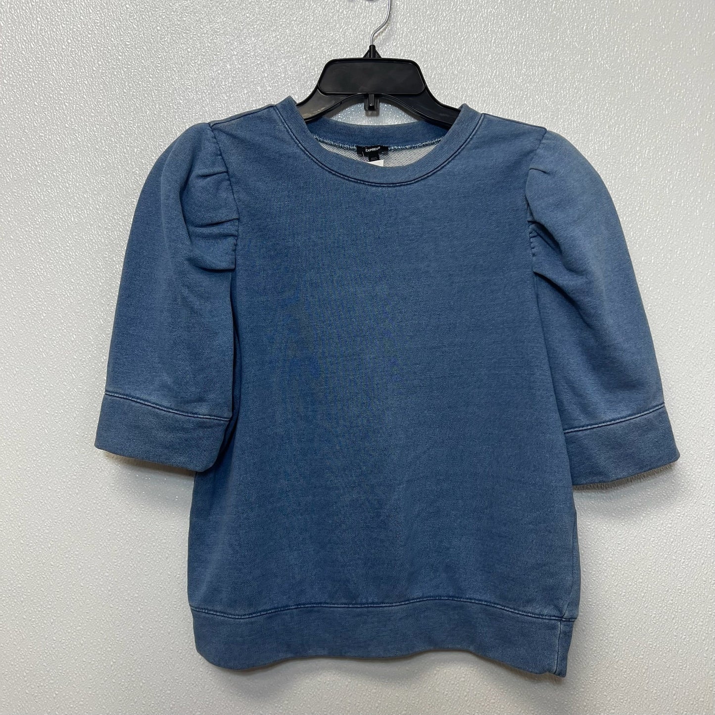 Top Short Sleeve By Express In Blue, Size: M