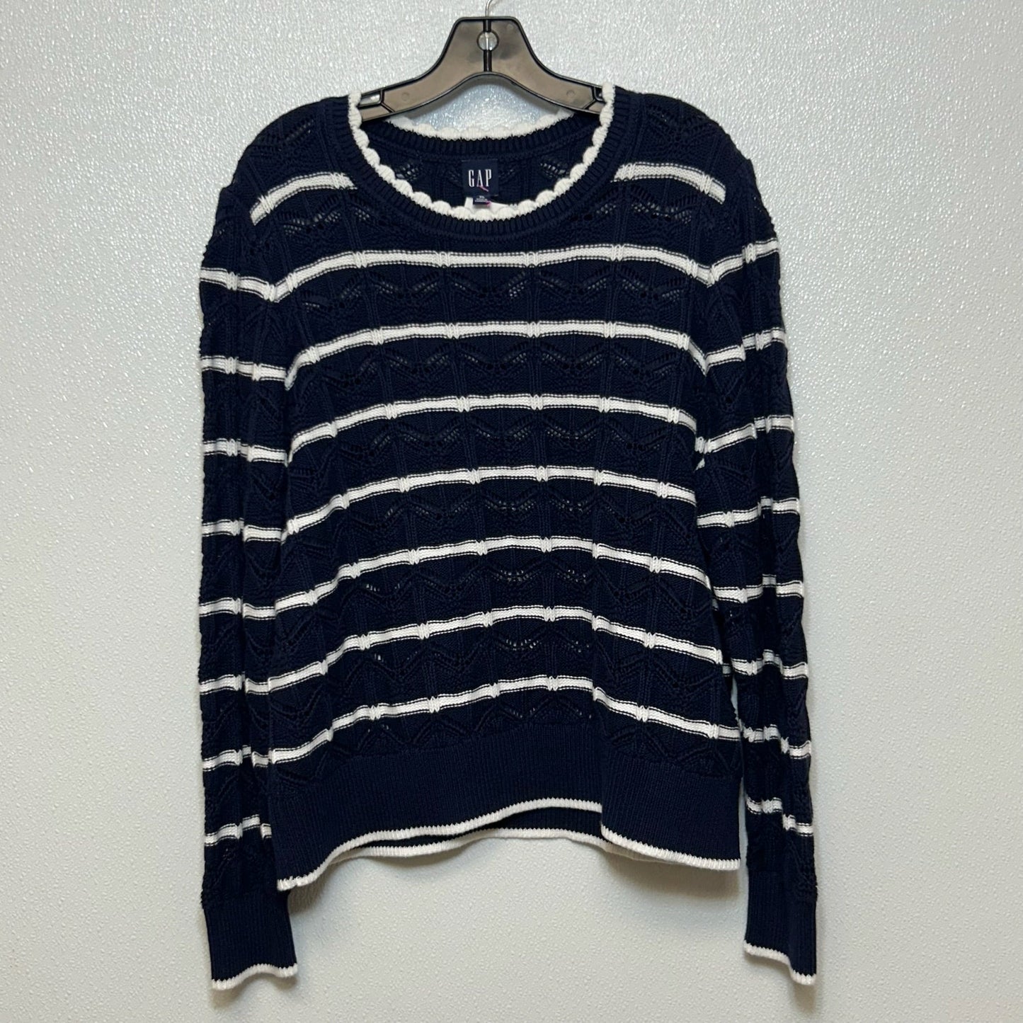 Sweater By Gap In Striped, Size: Xl