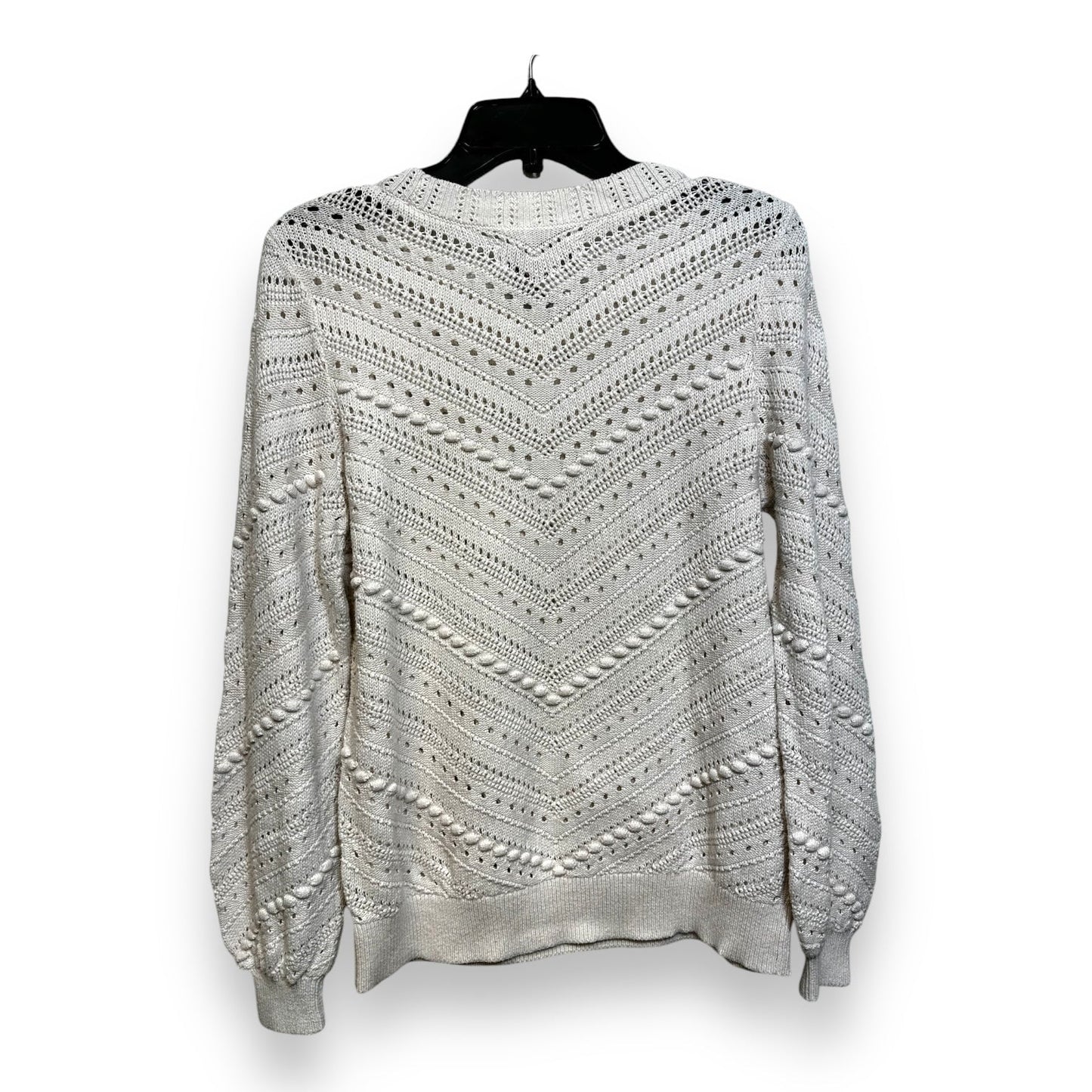 Sweater By Loft In White, Size: M