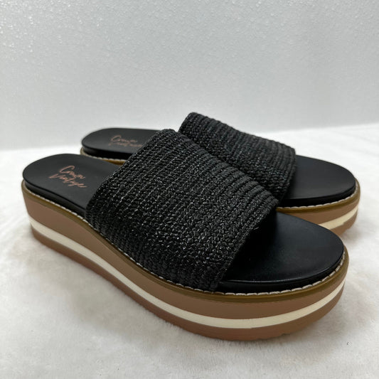 Sandals Flip Flops By Crown Vintage In Black, Size: 8.5