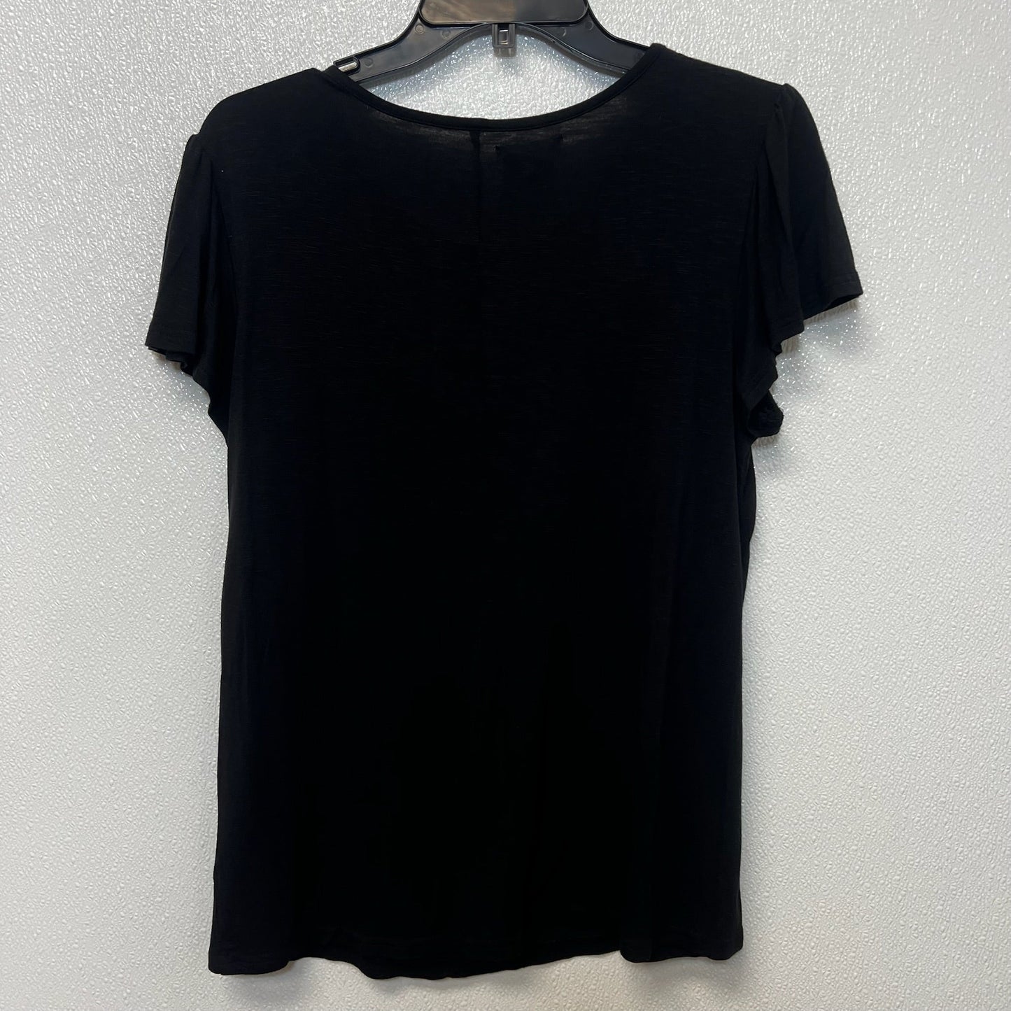 Top Short Sleeve Basic By Maurices In Black, Size: M