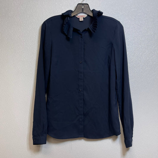 Top Long Sleeve By Brooks Brothers In Navy, Size: Xs