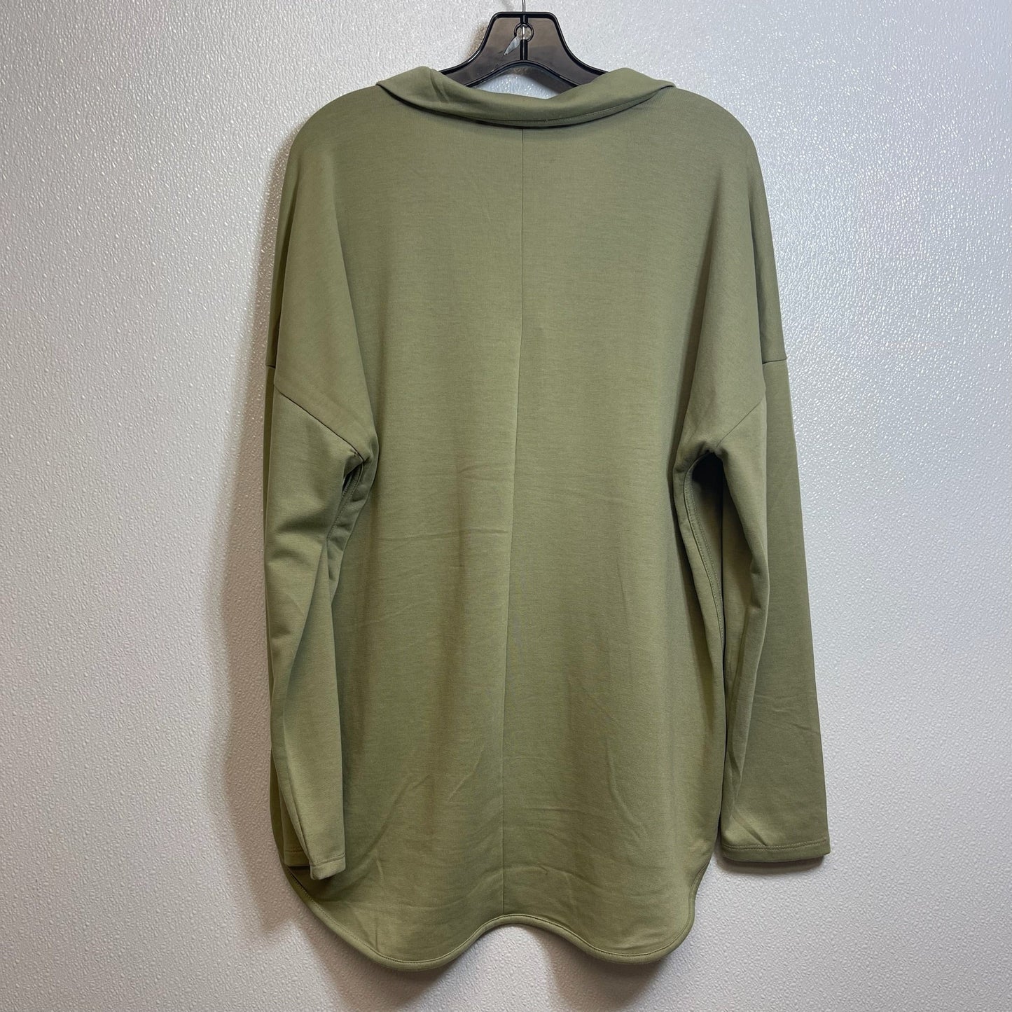 Top Long Sleeve Basic By Cupio In Olive, Size: Xl