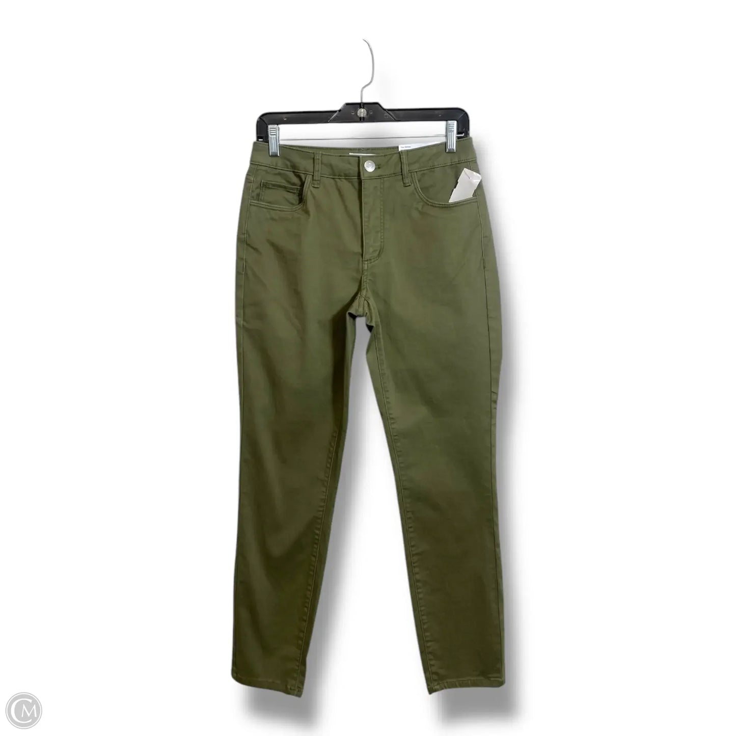 Pants The Skinny Mid Rise Curvy Fit By Loft O In Olive, Size: 4