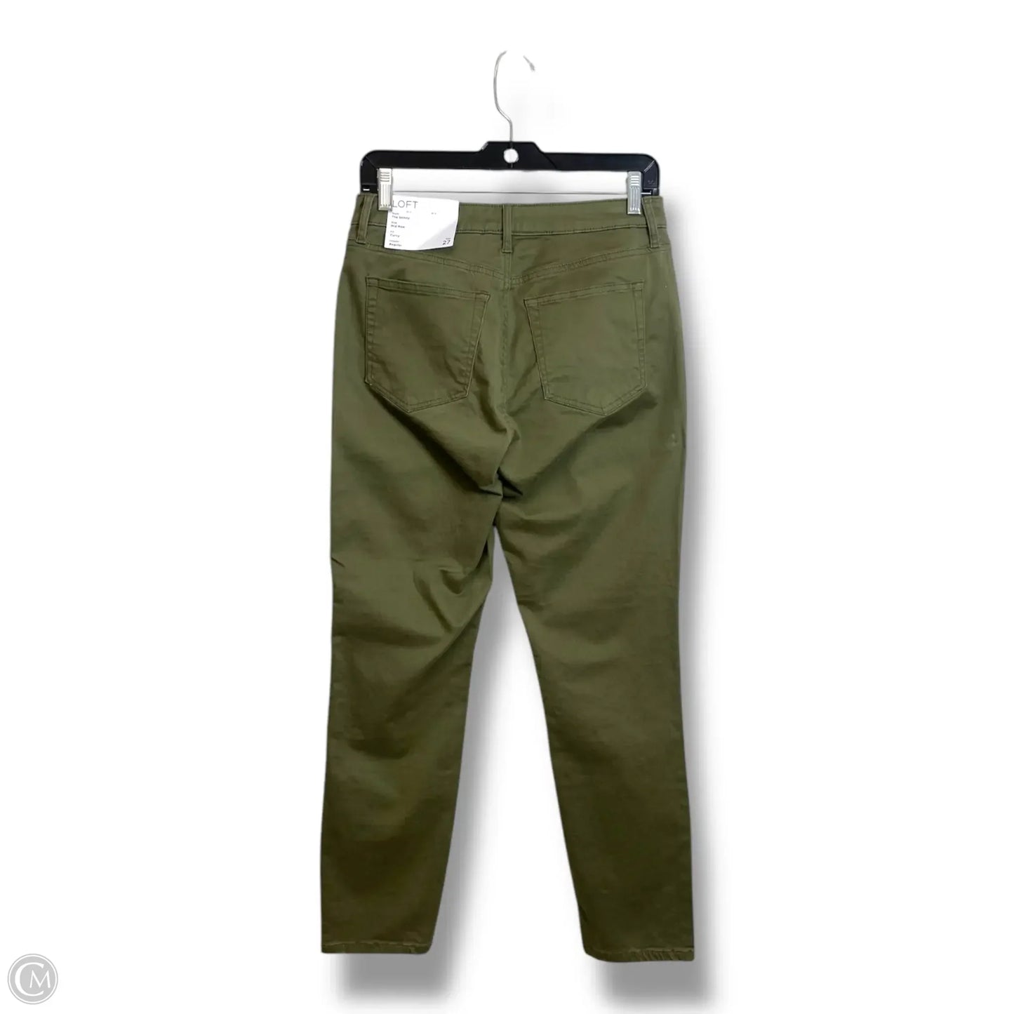 Pants The Skinny Mid Rise Curvy Fit By Loft O In Olive, Size: 4