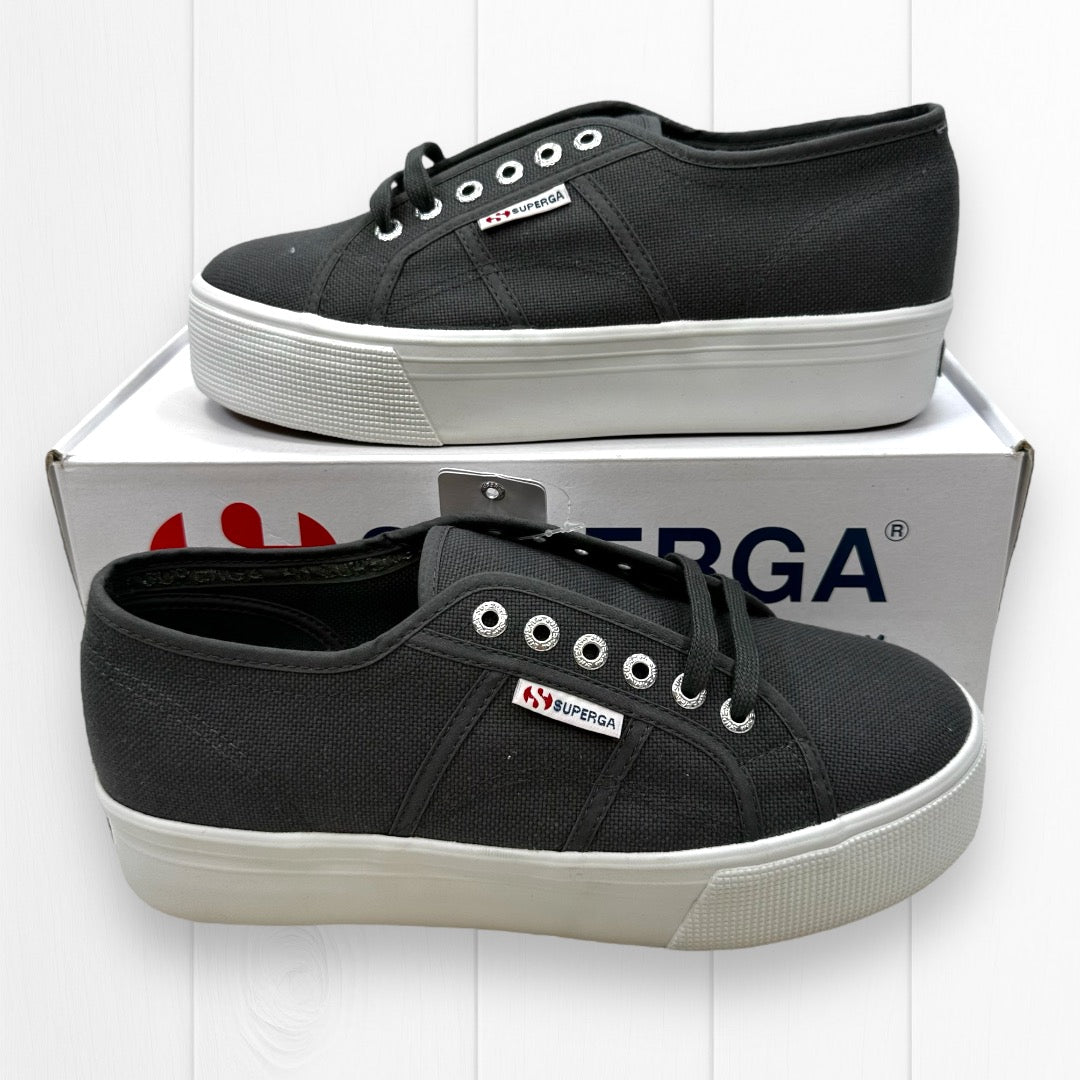 SHOES SNEAKERS SUPERGA in GREY, Size: 8