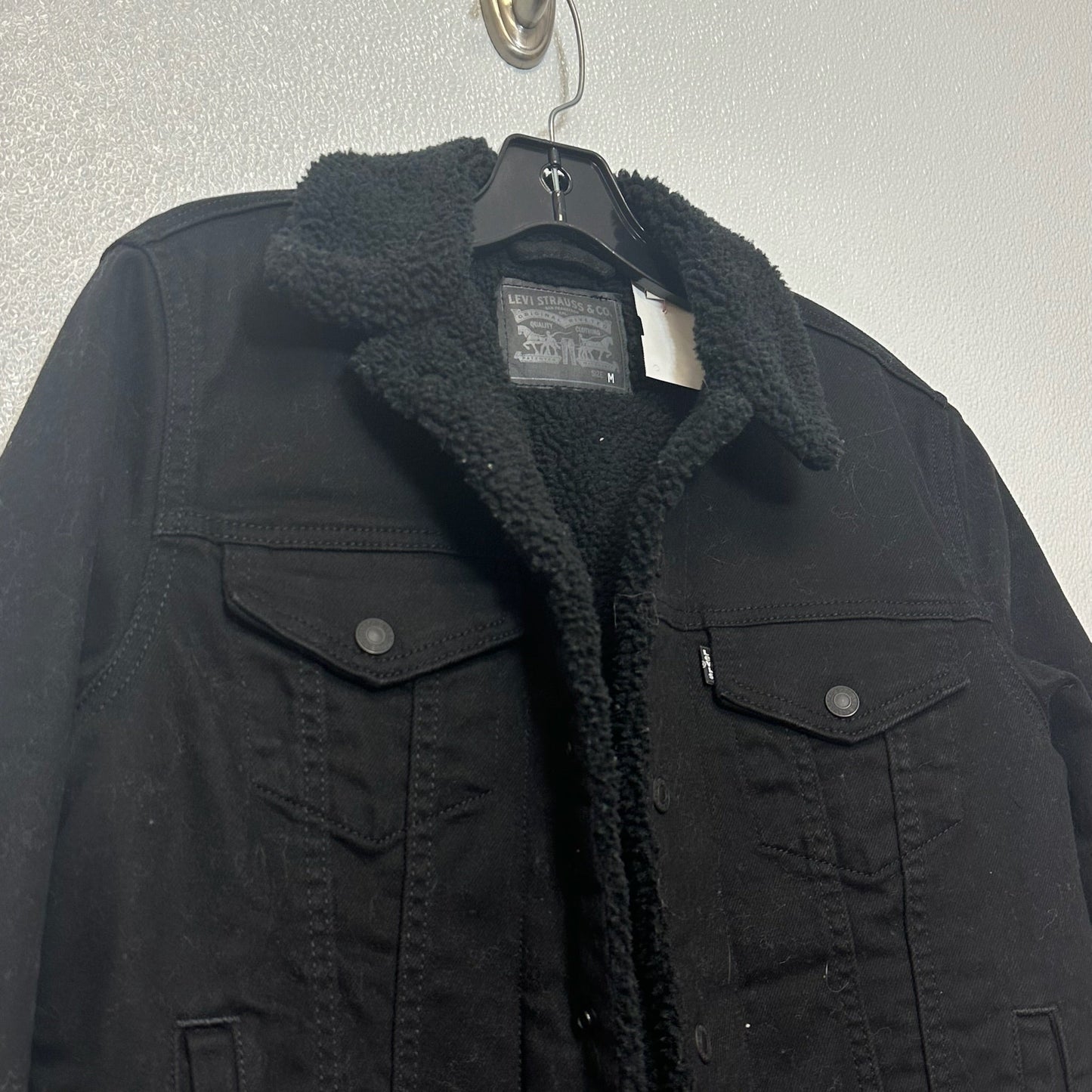 Coat Other By Levis In Black, Size: M