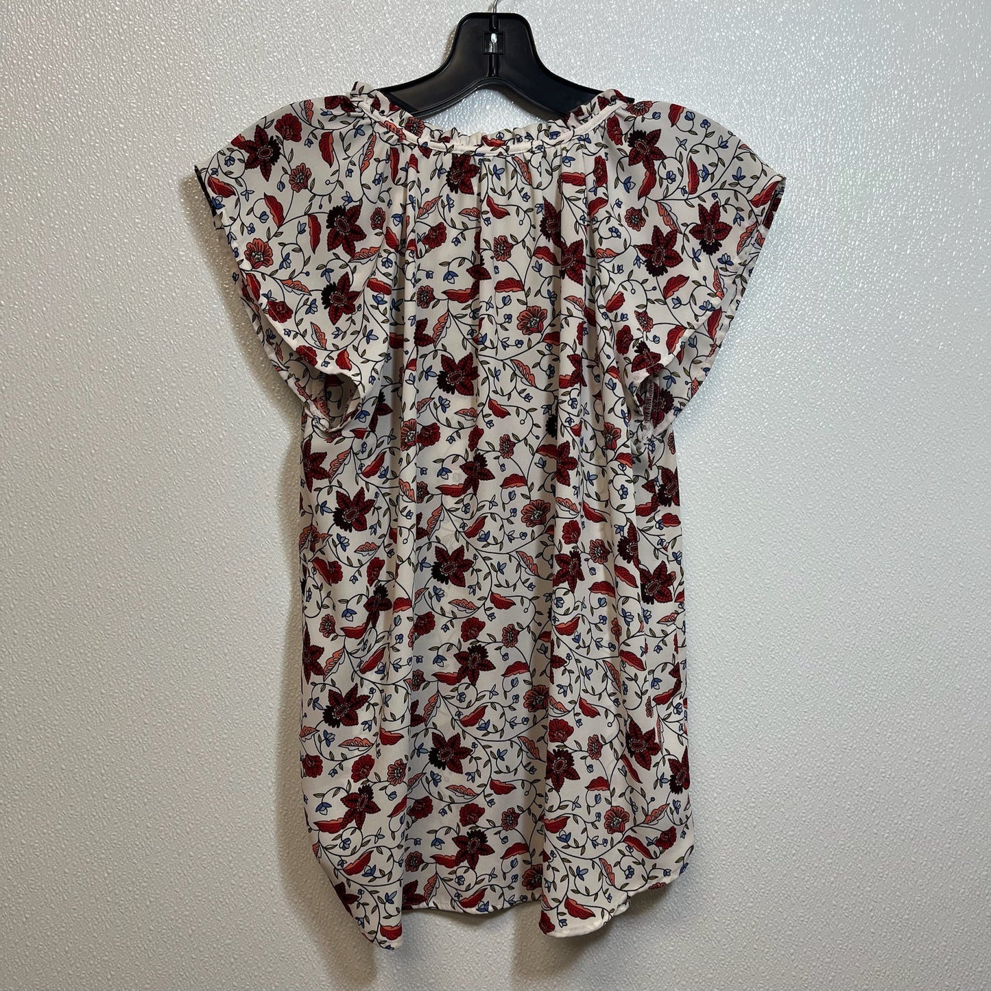 Top Sleeveless By Loft O In Flowered, Size: Sp