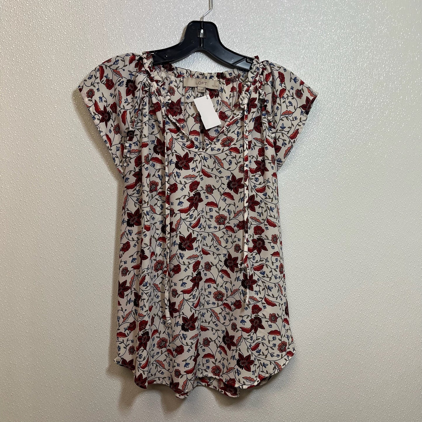 Top Sleeveless By Loft O In Flowered, Size: Sp