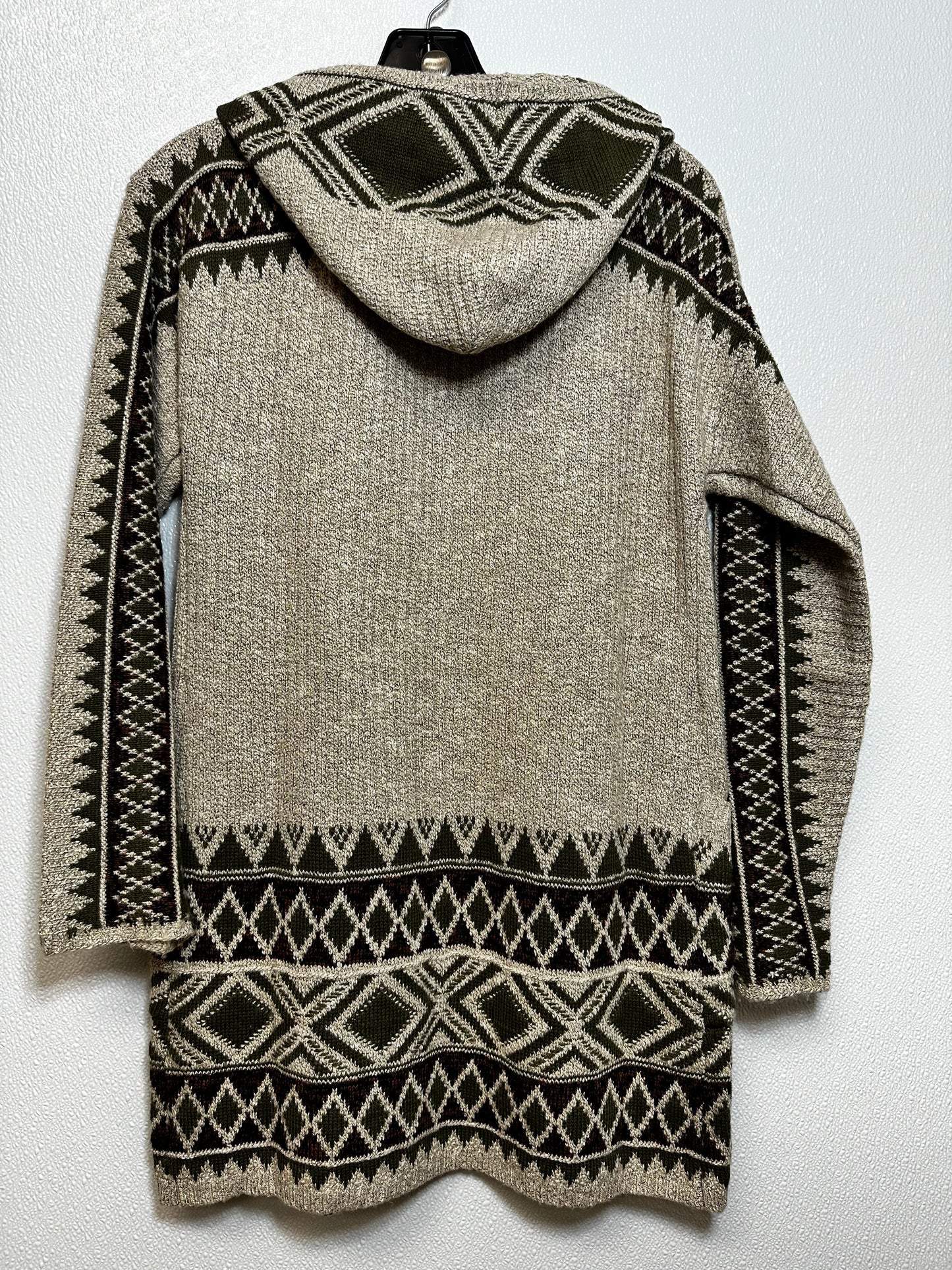 Cardigan By Lucky Brand O In Print, Size: Xs