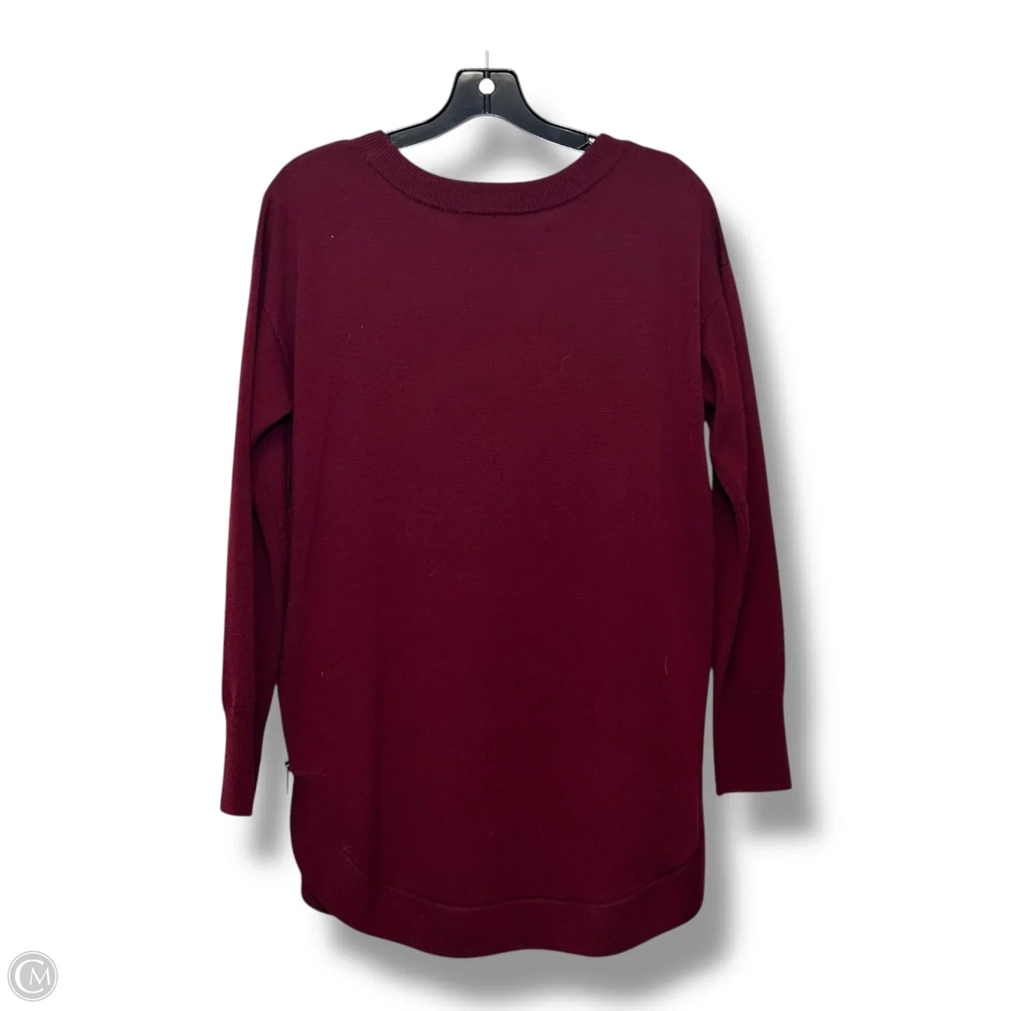 Top Long Sleeve By Ann Taylor O In Rust, Size: S