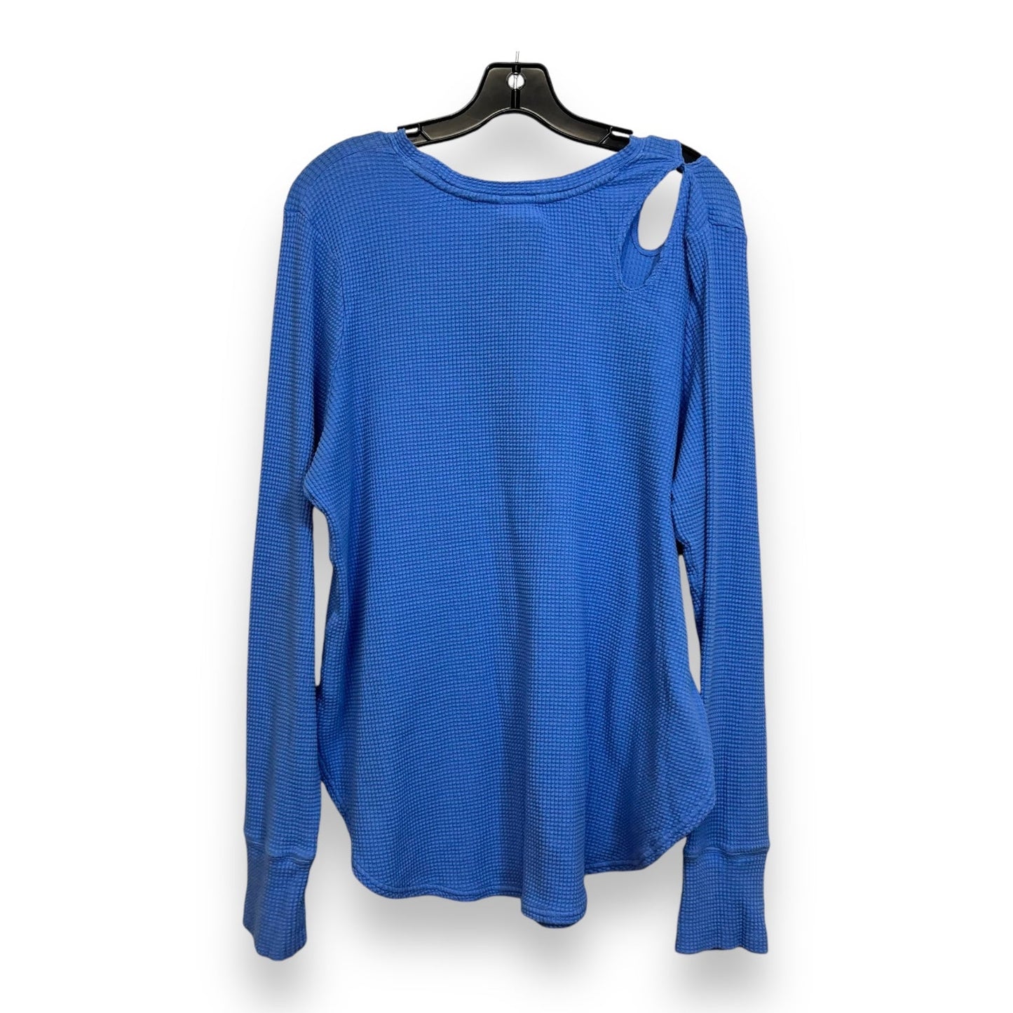 Top Long Sleeve Basic By Aerie In Blue, Size: Xl