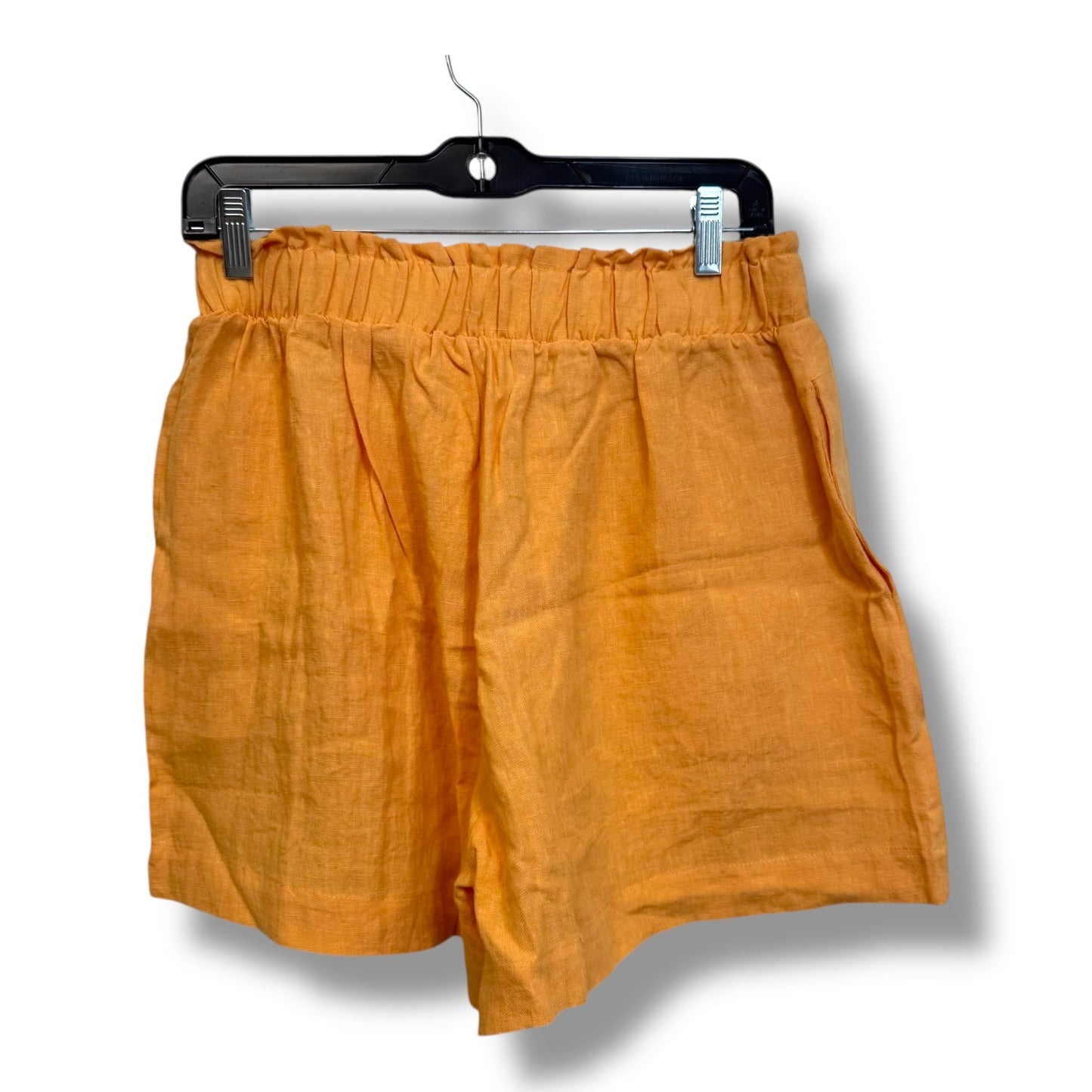 Linen Shorts By SOLAI In Orange, Size: L