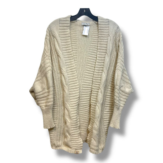 Cardigan By Simply Southern In Cream, Size: Xl