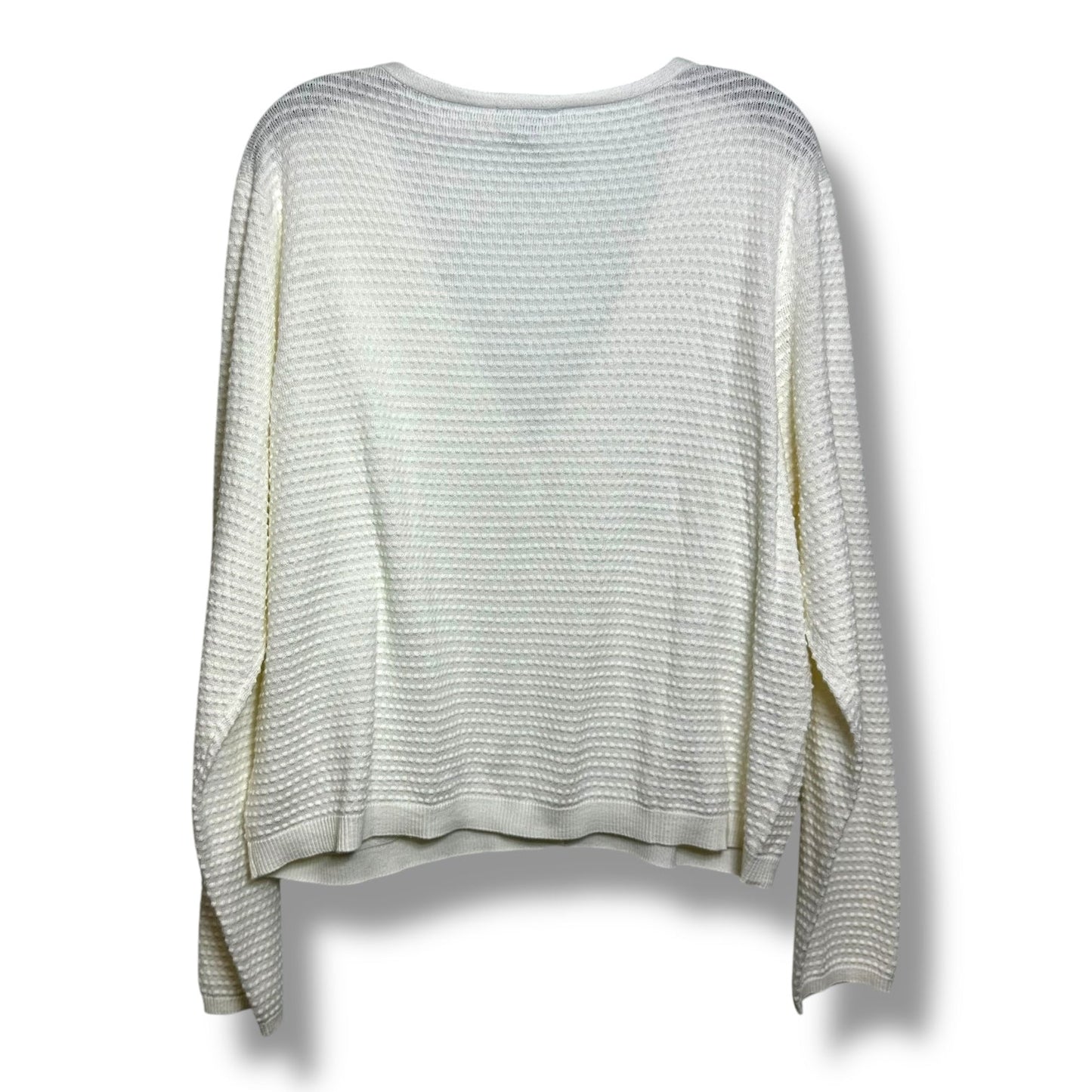 Top Long Sleeve By Draper James In Cream, Size: Xxl