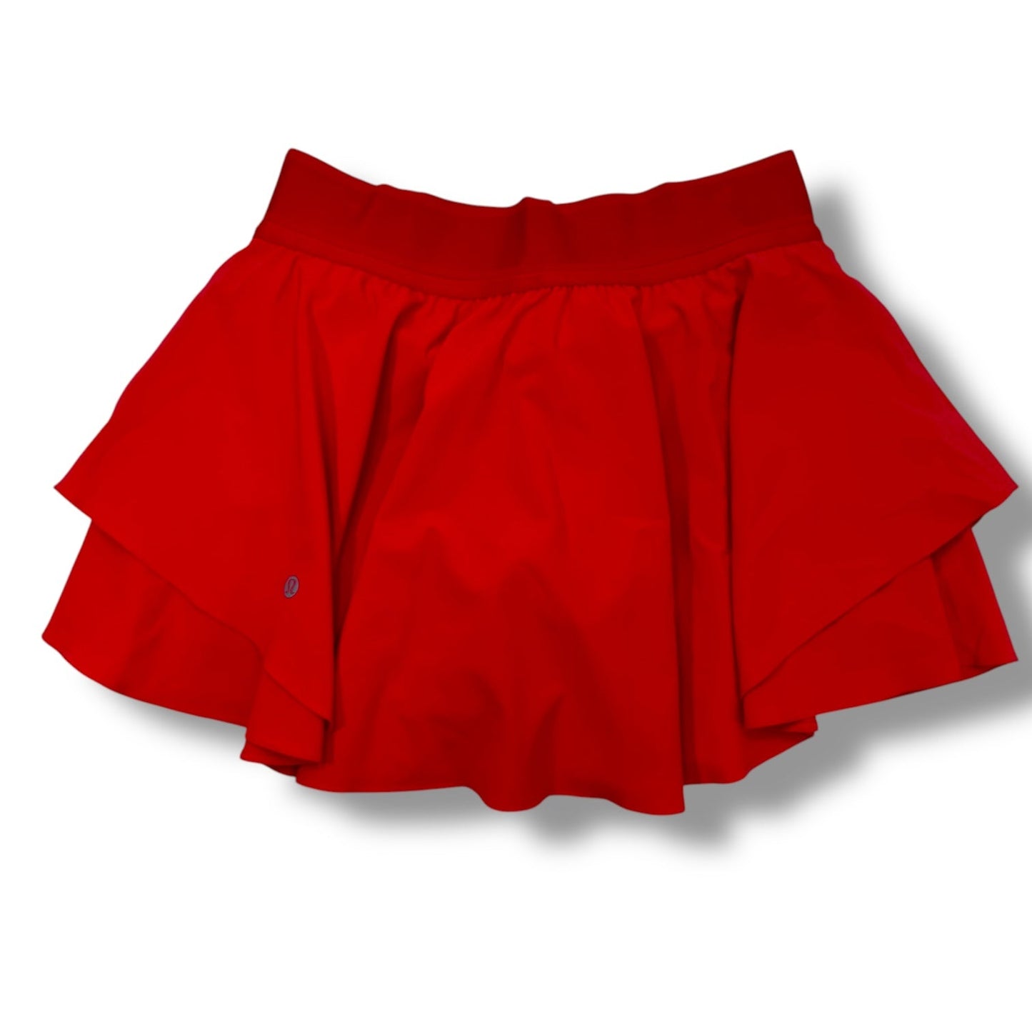 Athletic Skort By Lululemon In Orange, Size: 6