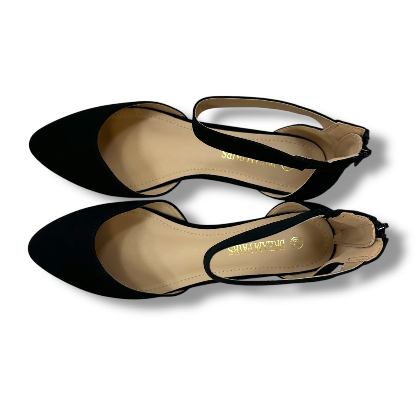 Shoes Flats By Clothes Mentor In Black, Size: 8.5