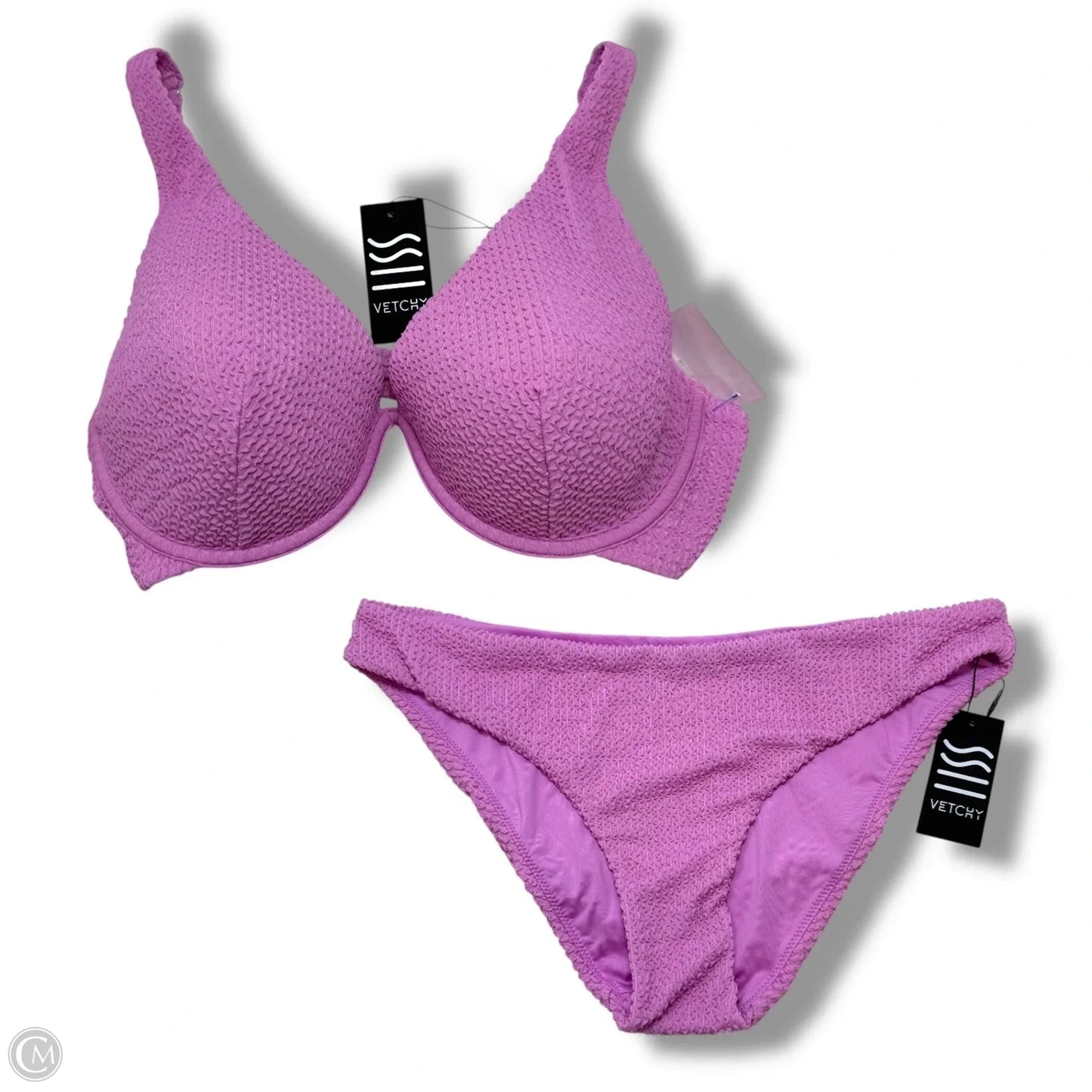 Swimsuit 2pc By VETCHY In Purple, Size: L