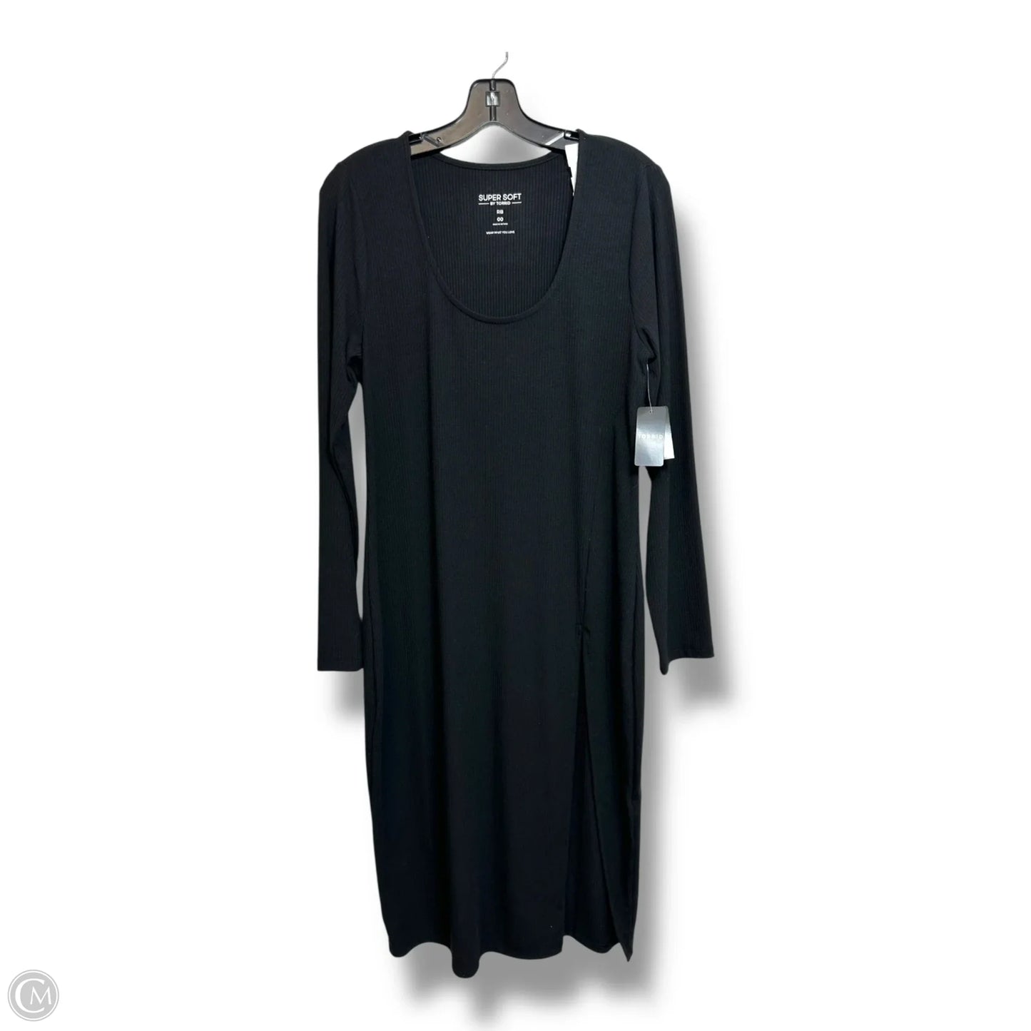Dress Casual Maxi By Torrid In Black, Size: M