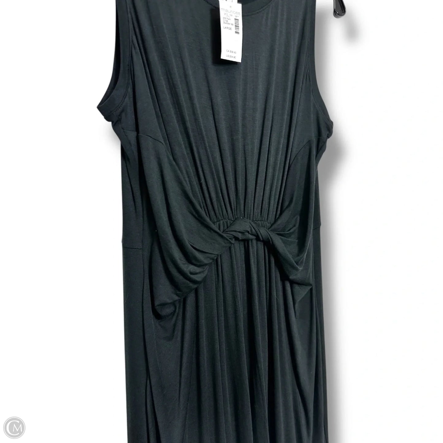 Dress Casual Maxi By Maurices In Black, Size: L