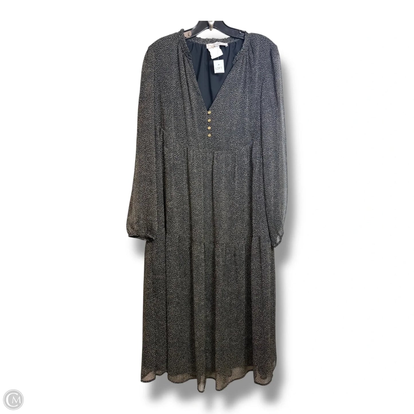 Dress Casual Maxi By Loft In Brown, Size: Xs