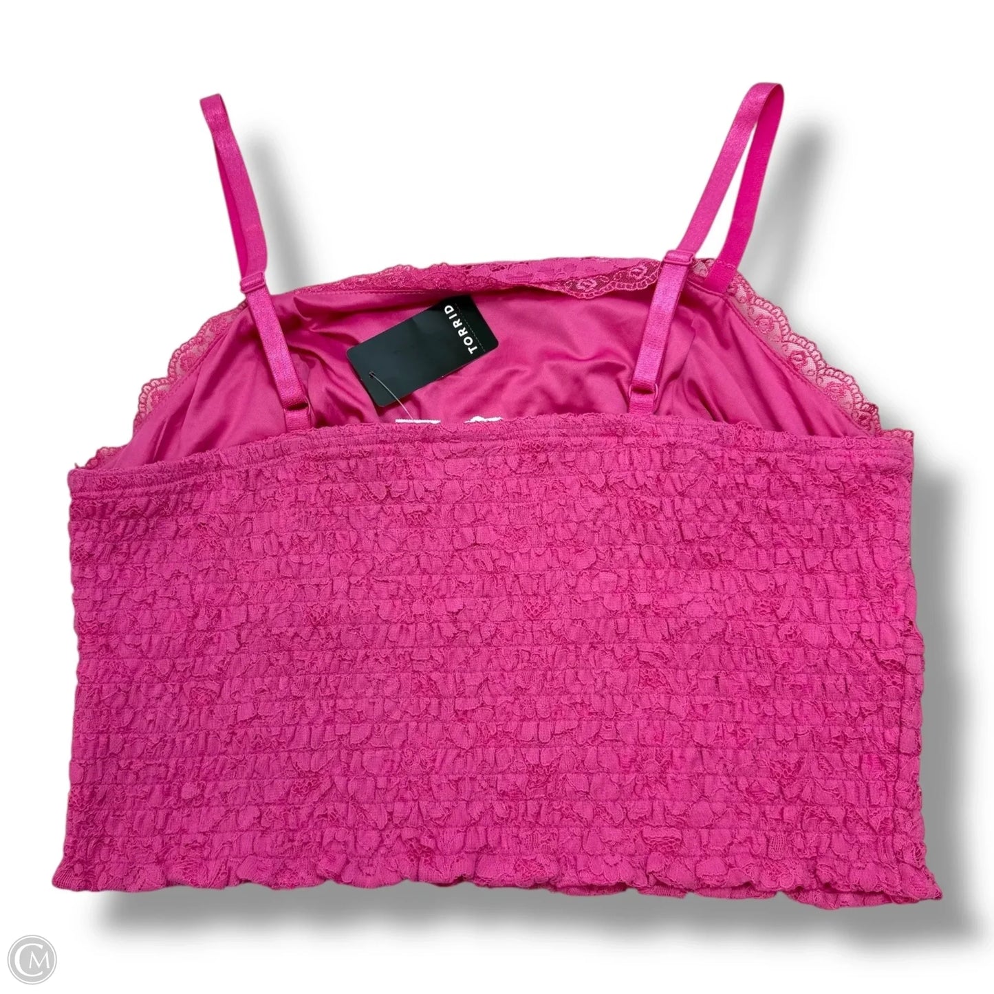 Top Sleeveless By Torrid In Pink, Size: M