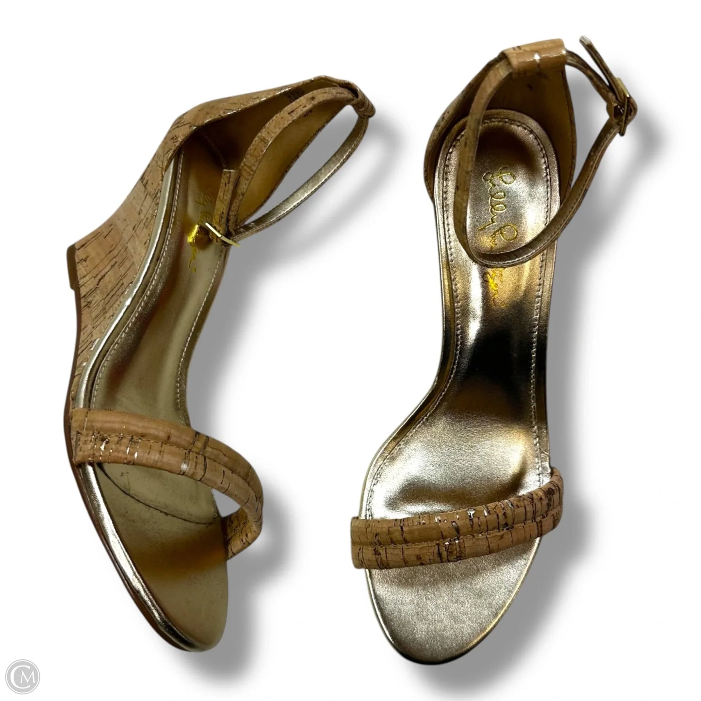 Sandals Designer By Lilly Pulitzer In Tan, Size: 8